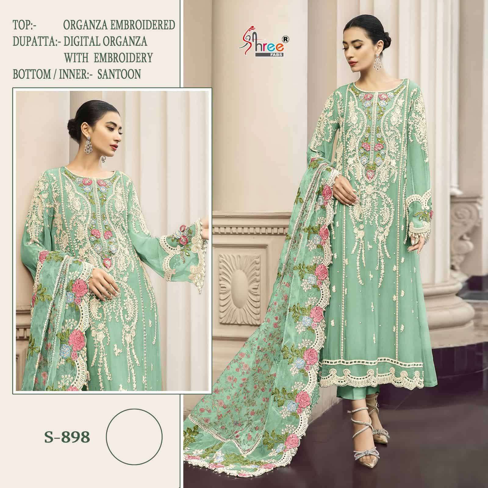 Shree Fabs S 898 Colors Festive Wear Style Designer Pakistani Salwar Suit Wholesalers view 5