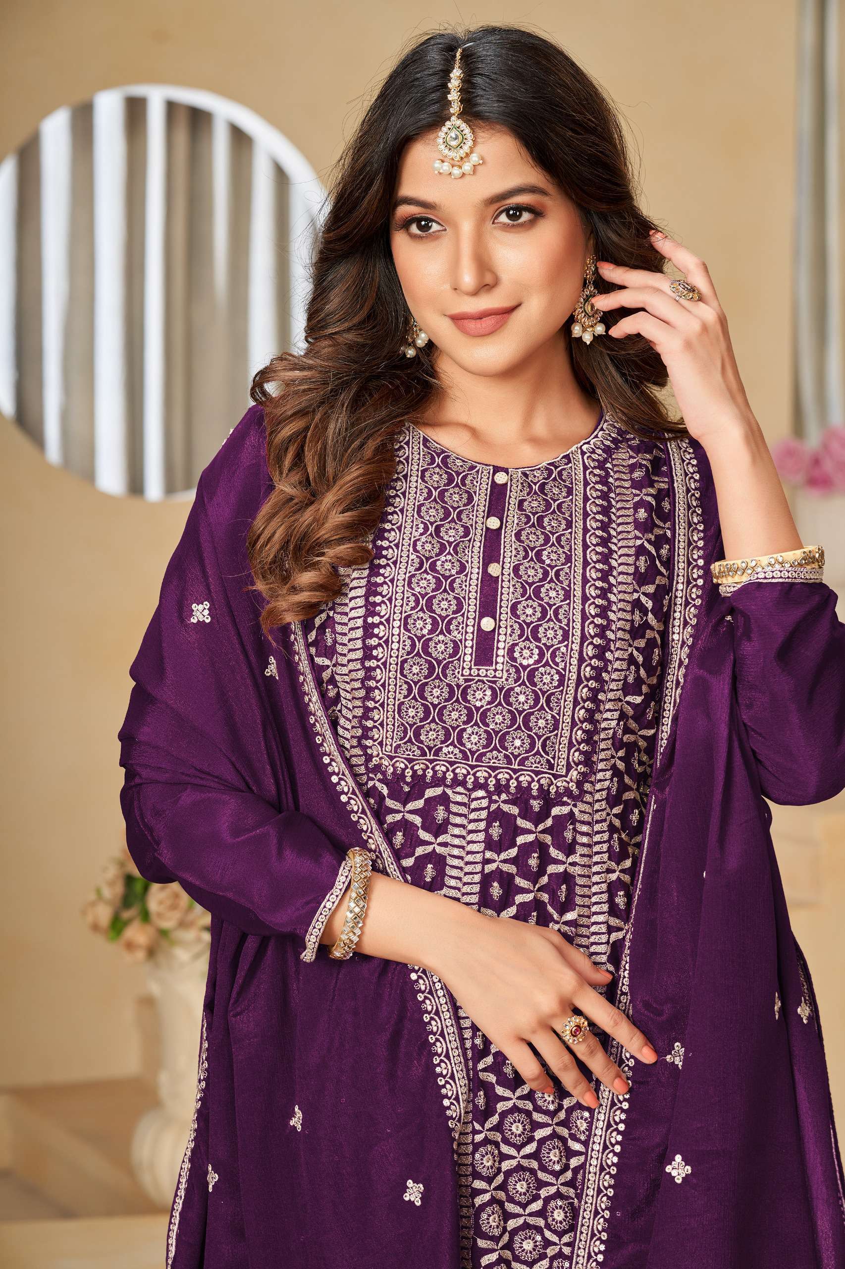 Anjubaa Vol 30 10301 To 10304 Exclusive Sharara Style Dress Festive Collection view 8