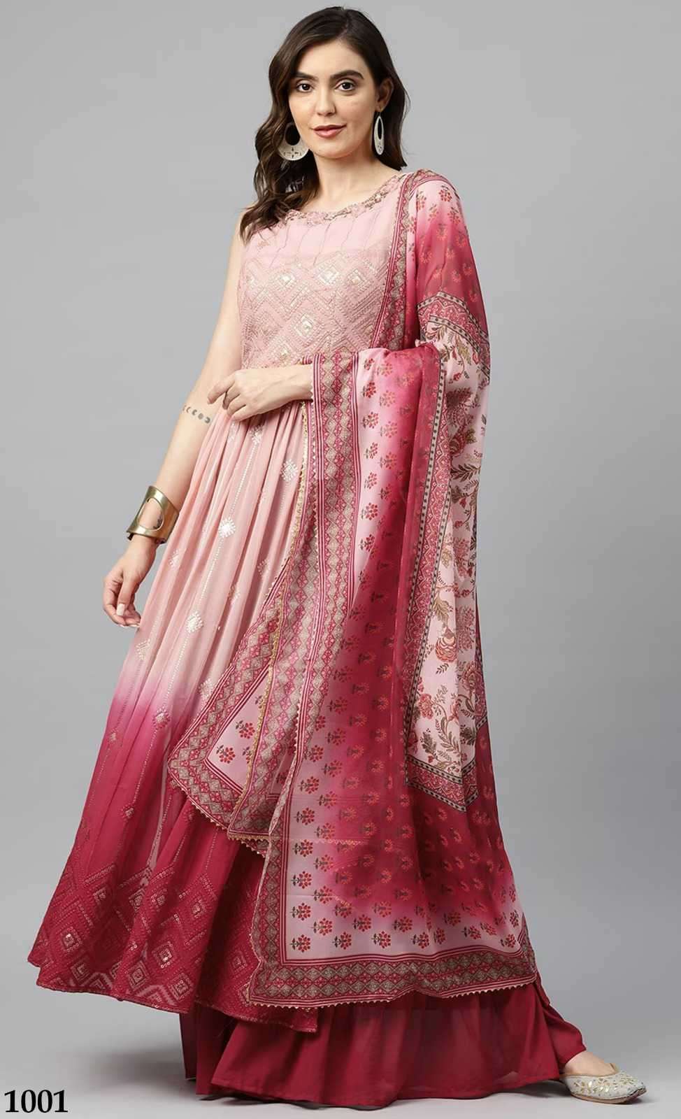 Alfaaz Faiza Latest Designer Sharara Style Dress Wedding Collection view 3
