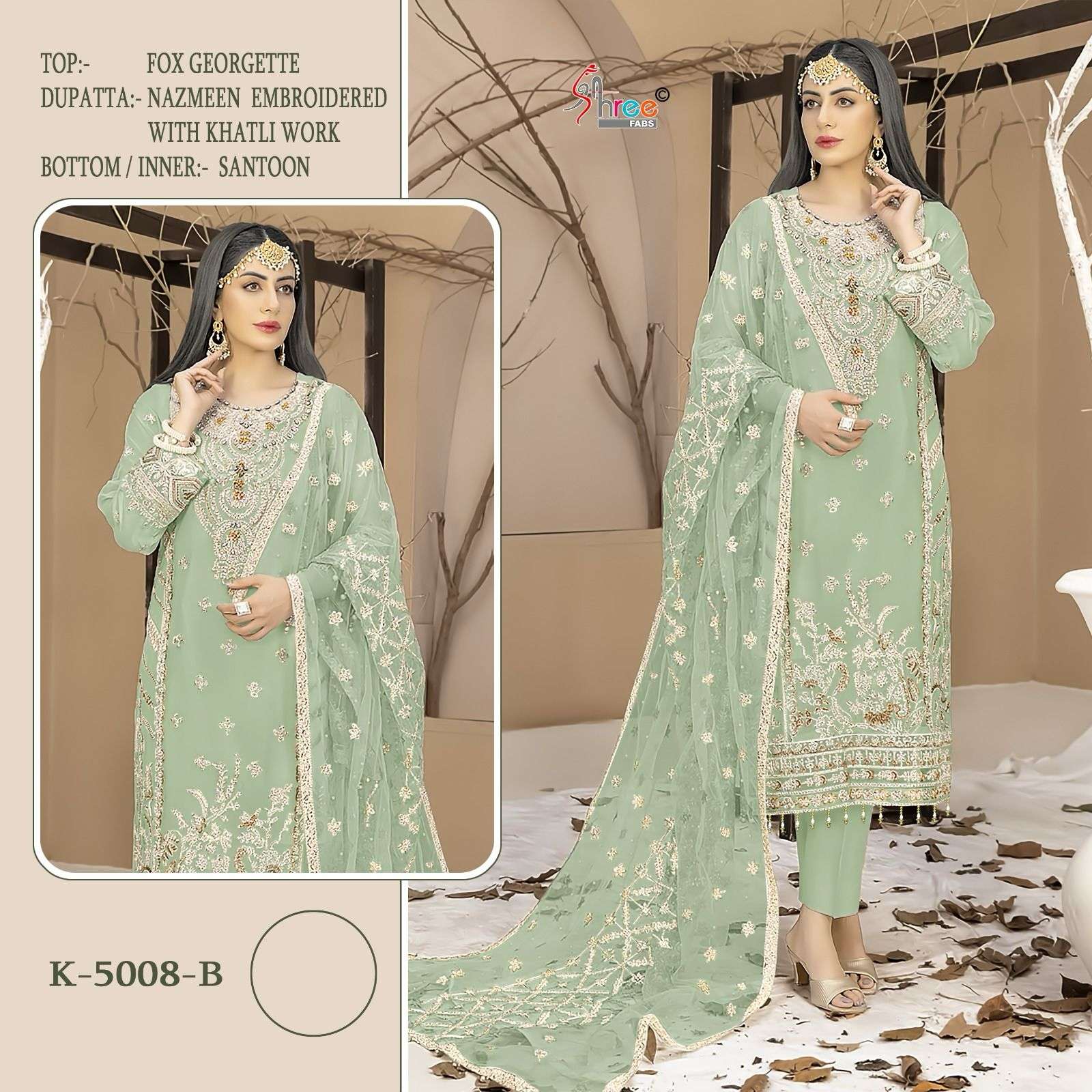 Shree Fabs K 5008 Colors Designer Georgette Pakistani Dress view 9