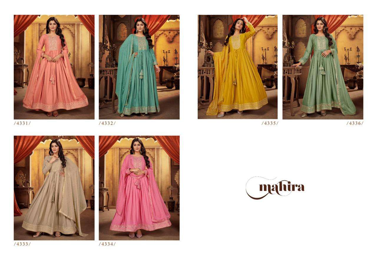 Rangoon Mahira Fancy Anarkali Style Readymade Dress view 15