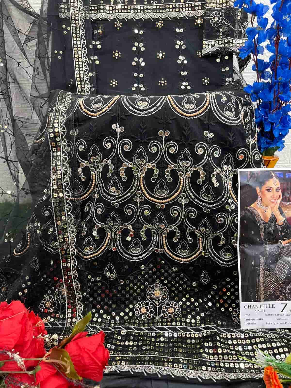 Zaha 10359 B Exclusive Heavy Designer Style Pakistani Suit Collection view 2