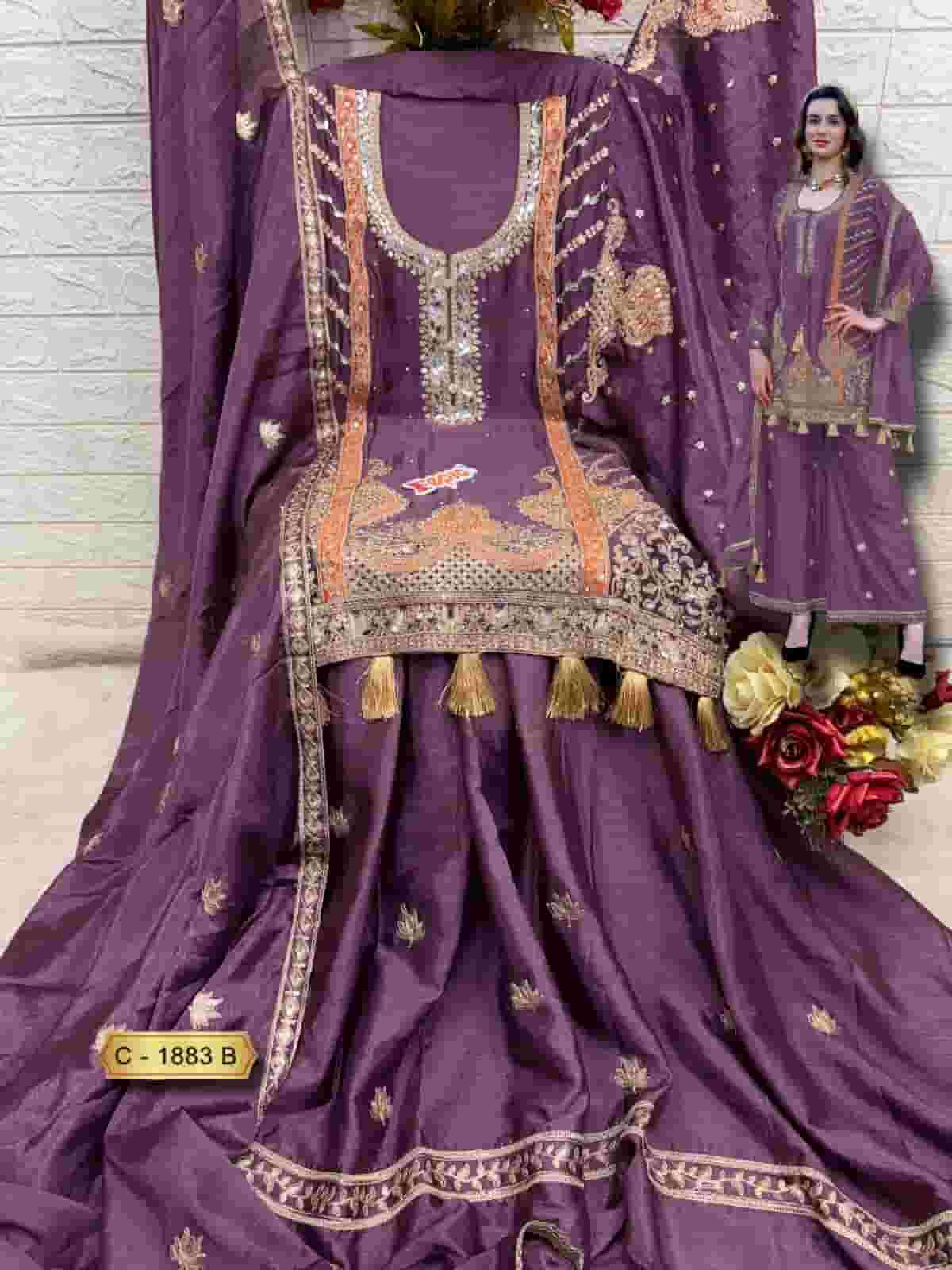 Fepic C 1883 B Festive Wear Style Pakistani Embroidered Collection view 2