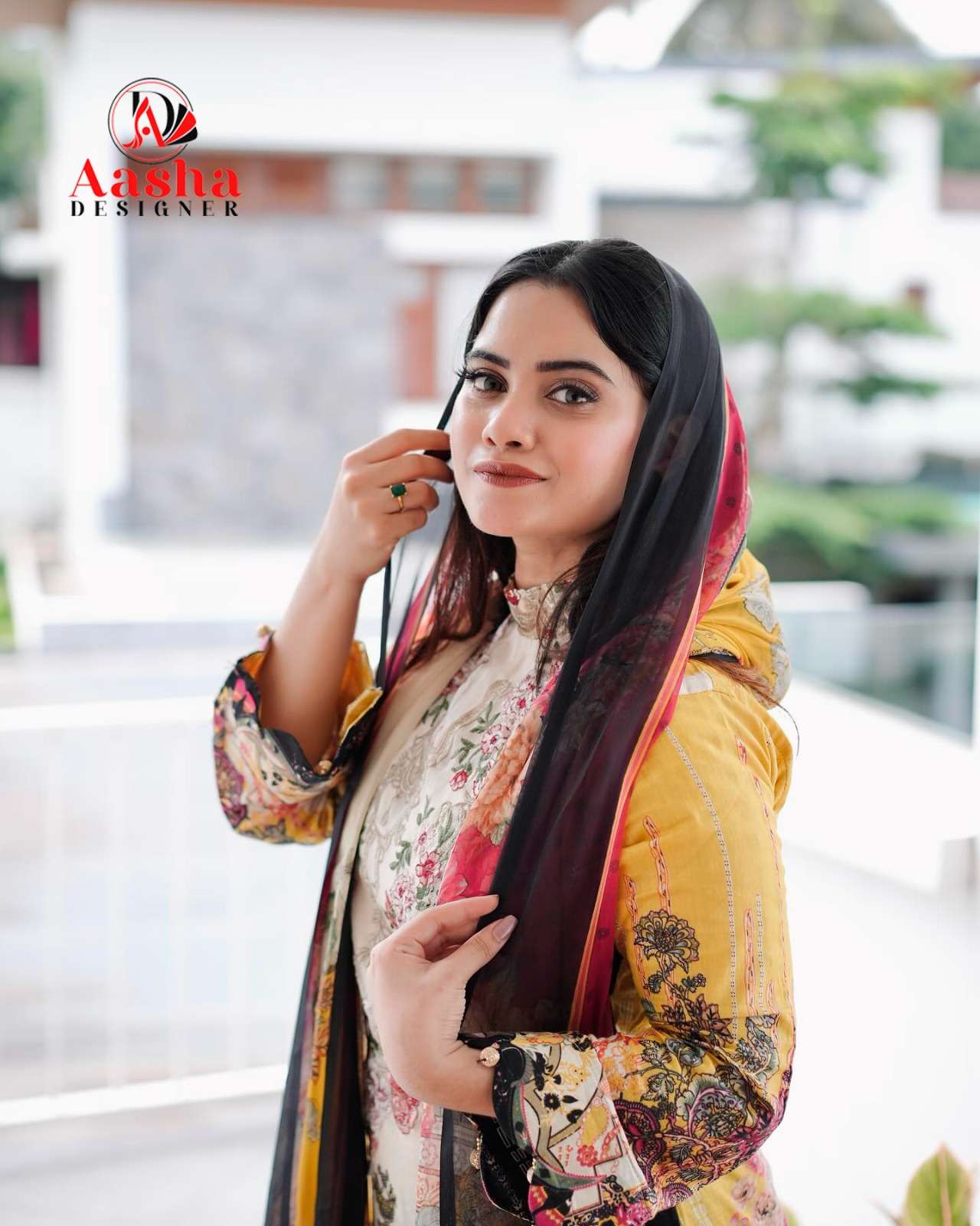 Aasha Designer 1080 Hit Designs Exclusive Cotton Pakistani Suit view 3