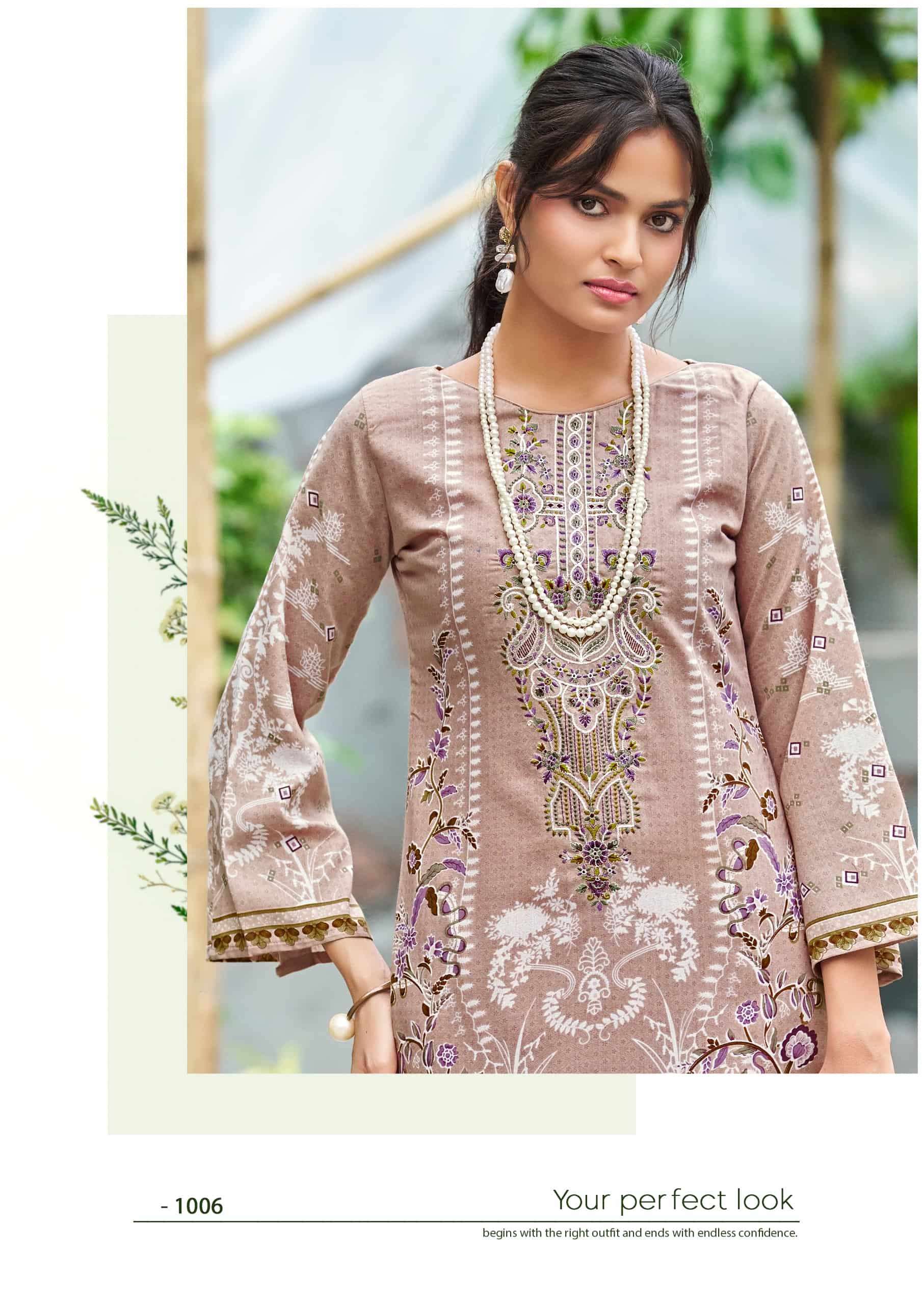 Vandana Fashion Autograph Cotton Dress Material view 3