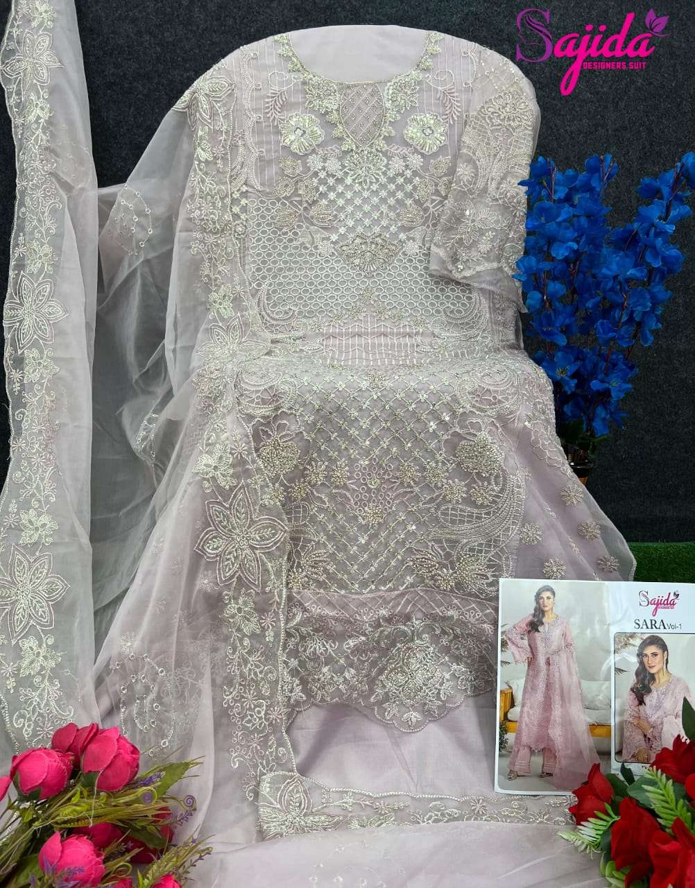 Sajida Designer Sara Vol 1 Pakistani Suit view 9