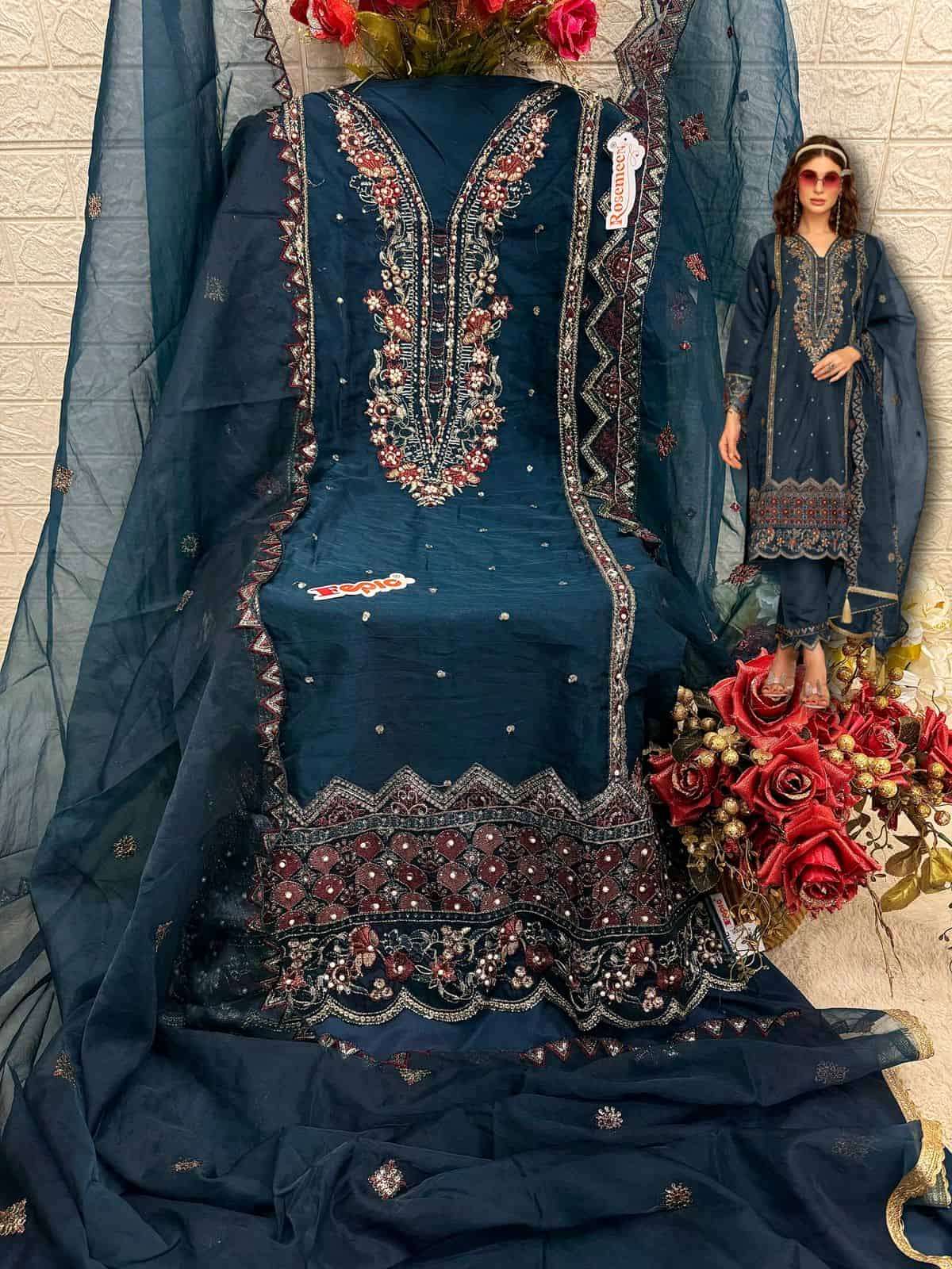 Fepic Rosemeen Organza Designer Salwar Suit view 2