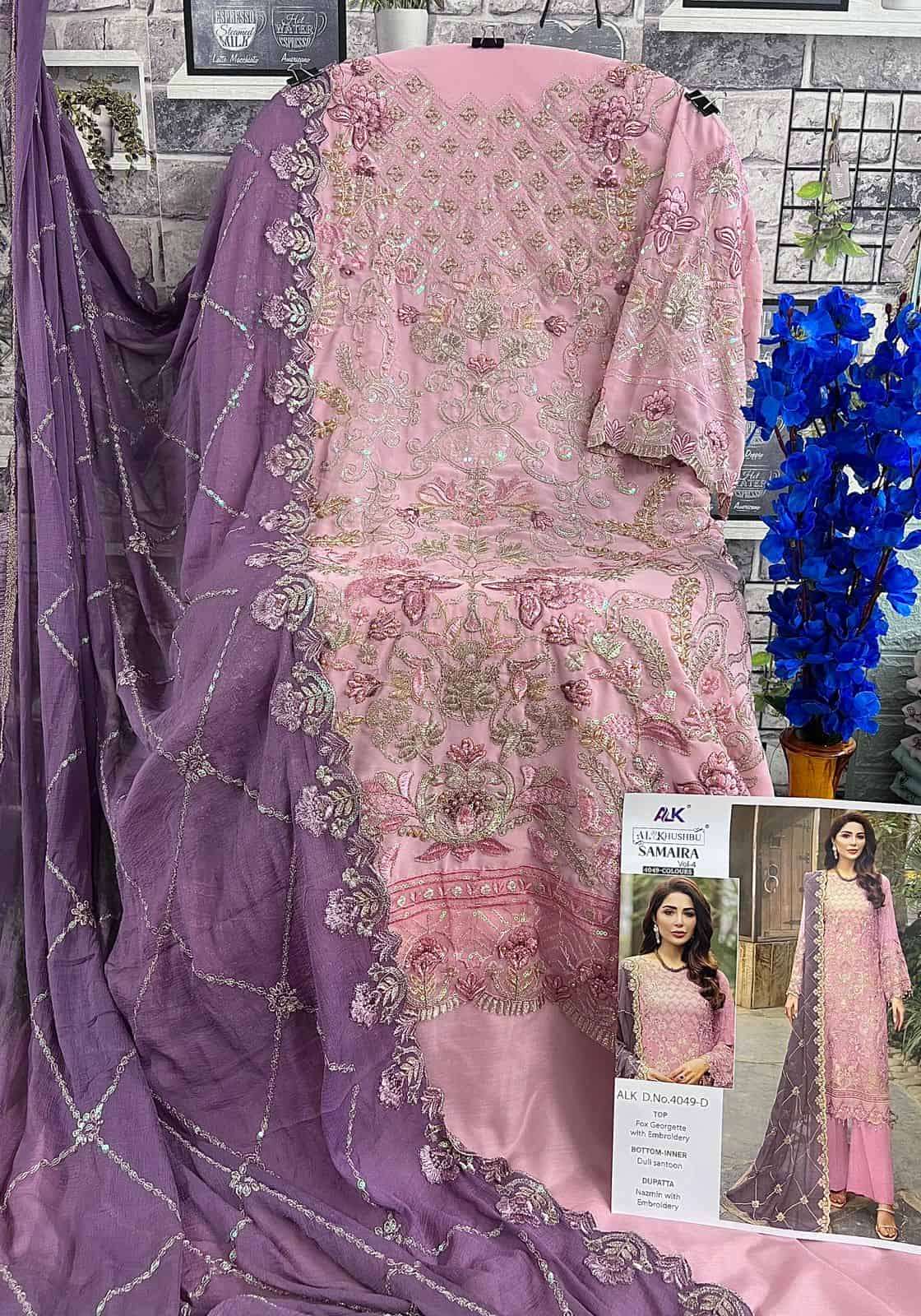 Al Khushbu Samaira Vol 4 Designer Pakistani Suit view 8