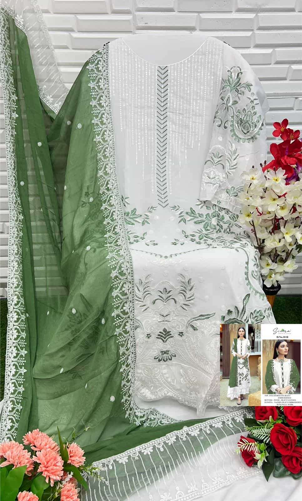 Simra 18 Colors Fancy Designer Pakistani Salwar Suit Online view 8