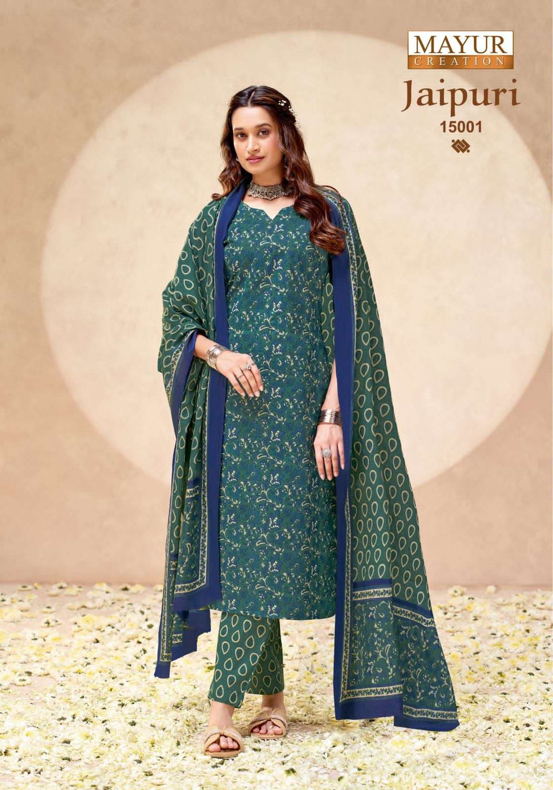 Mayur Jaipuri Vol 15 Premium Wear Cotton Dress Material view 8
