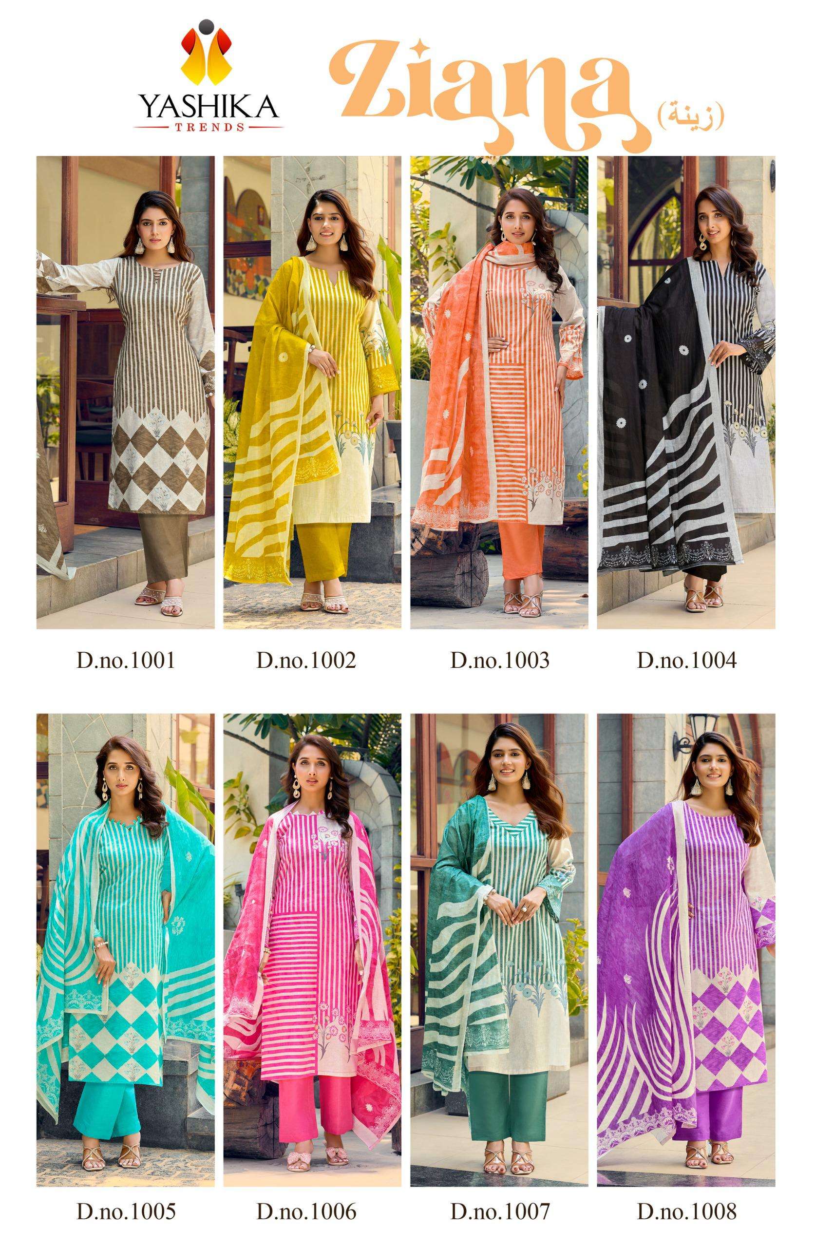 Yashika Ziana Premium Wear Cotton Dress Catalog view 2
