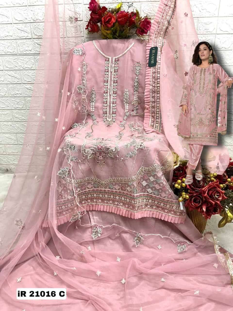 Fepic IR 21016 C Pakistani Style Embroidered Unstitched Suit Collection view 2