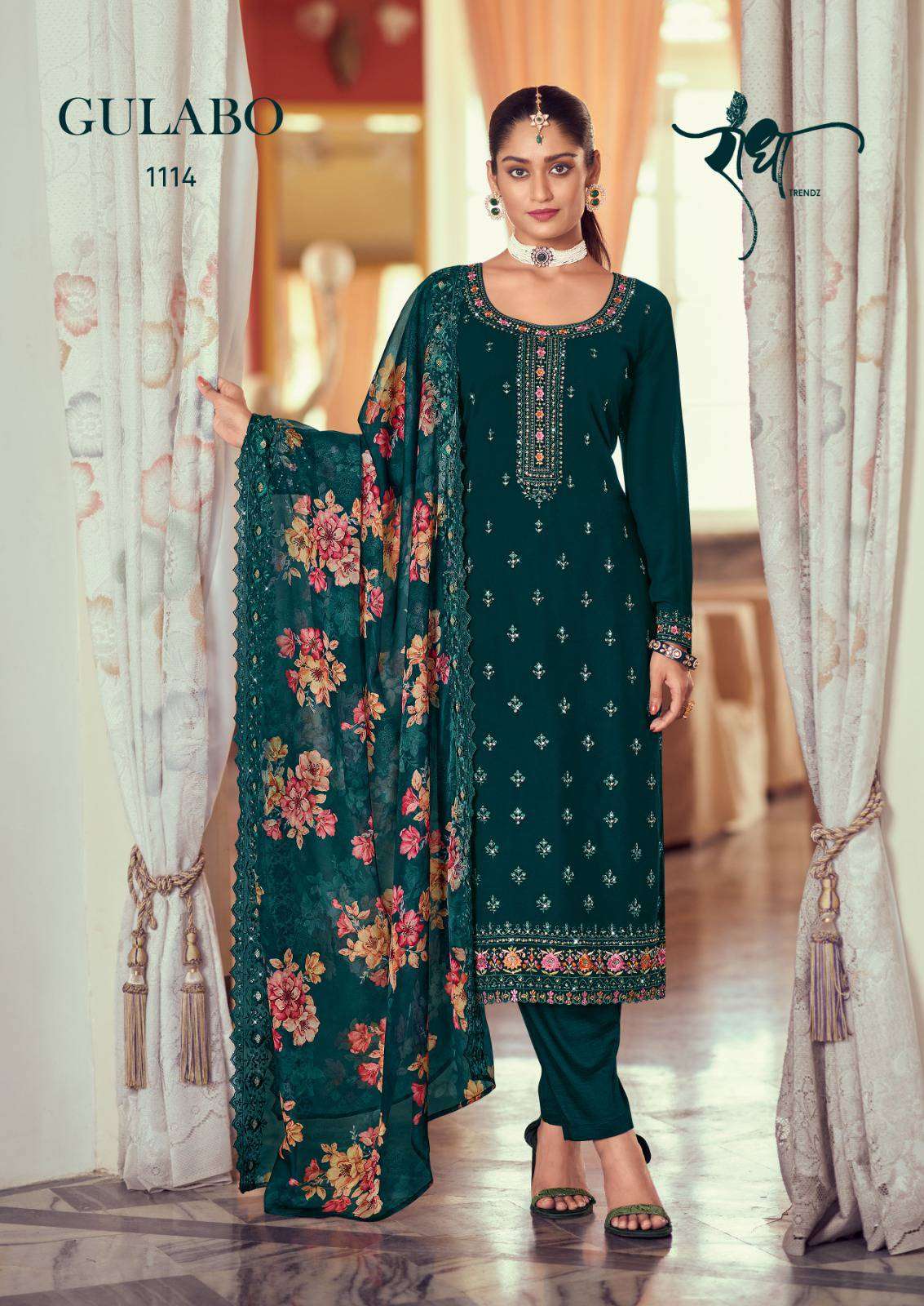 Radha Trendz Gulabo Fancy Straight Designs Salwar Suit view 16