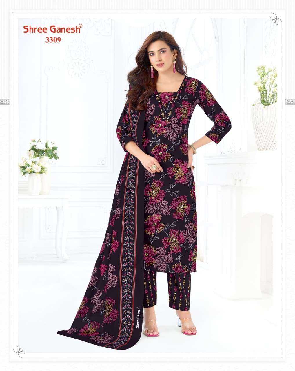Shree Ganesh Samaiyra Vol 23 Printed Pure Cotton Suit Catalog view 18