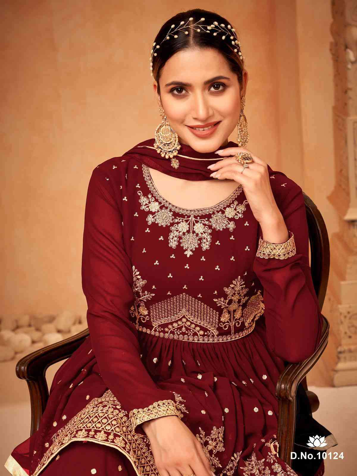 Anjubaa Vol 12 Fancy Party Wear Sharara Suit view 12