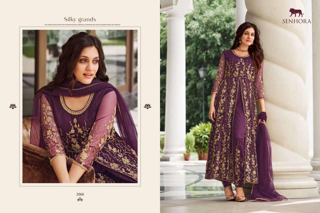 Senhora Sharmin Designer Party Wear Anarkali Suit Collection view 6