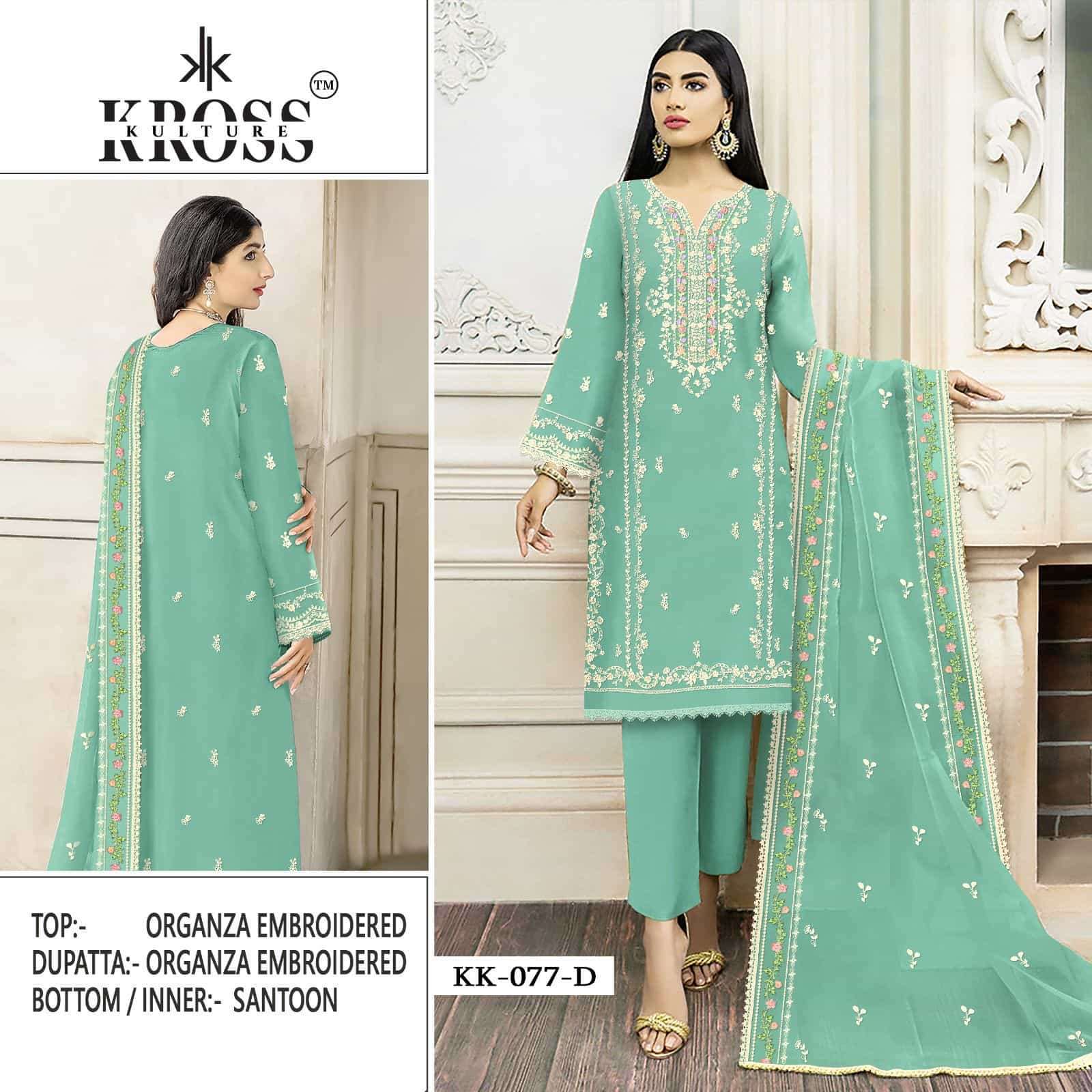 Kross Kulture KK 077 Colors Festive Wear Style New Designer Pakistani Suit view 4
