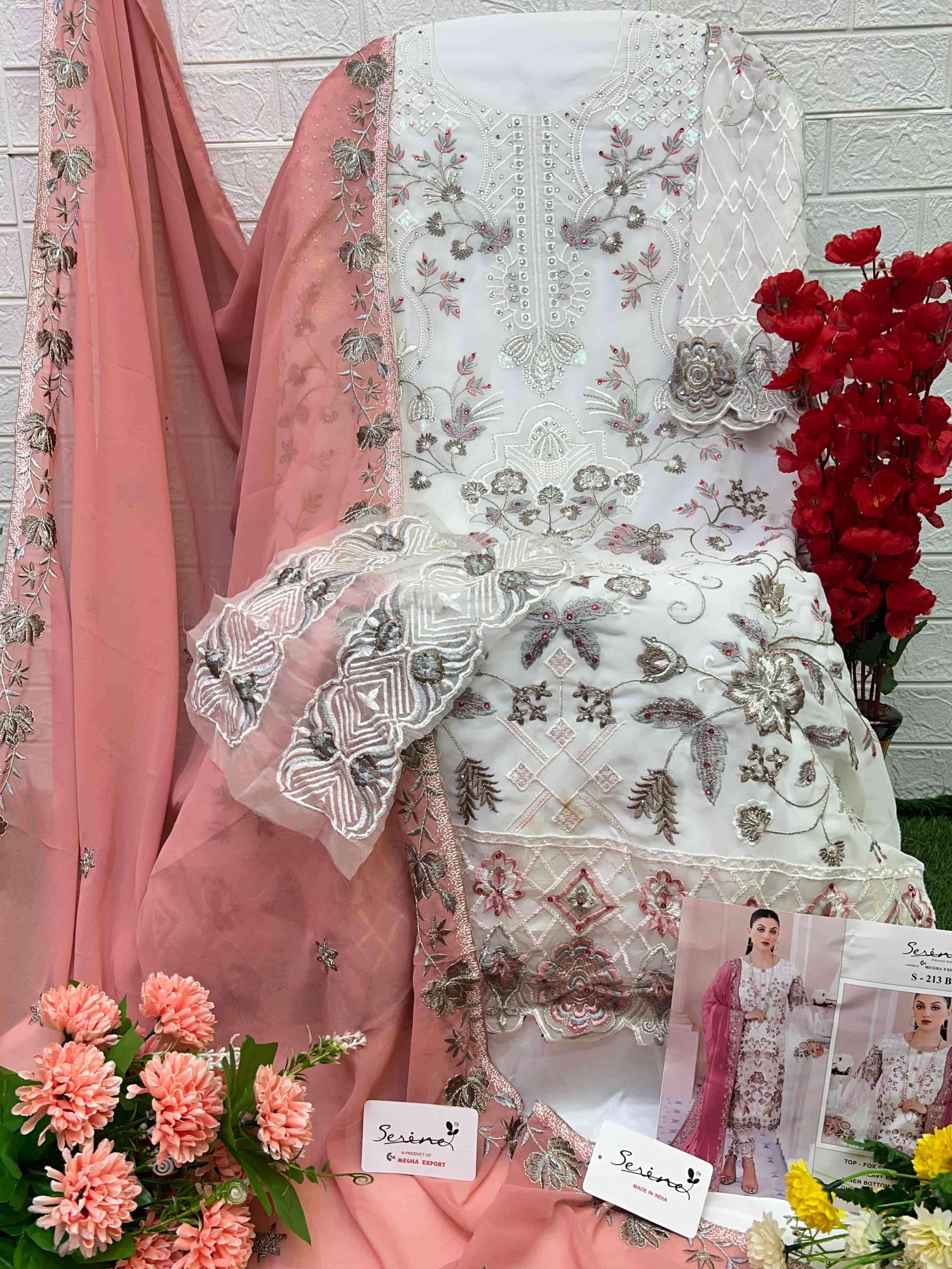 Megha Export S 213 Colors Pakistani Designer Latest Style Festive Suit Wholesalers view 8