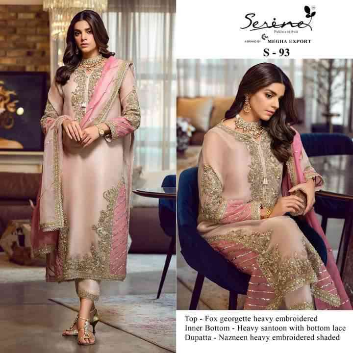 Megha Exports S 93 Exclusive Pakistani Suit