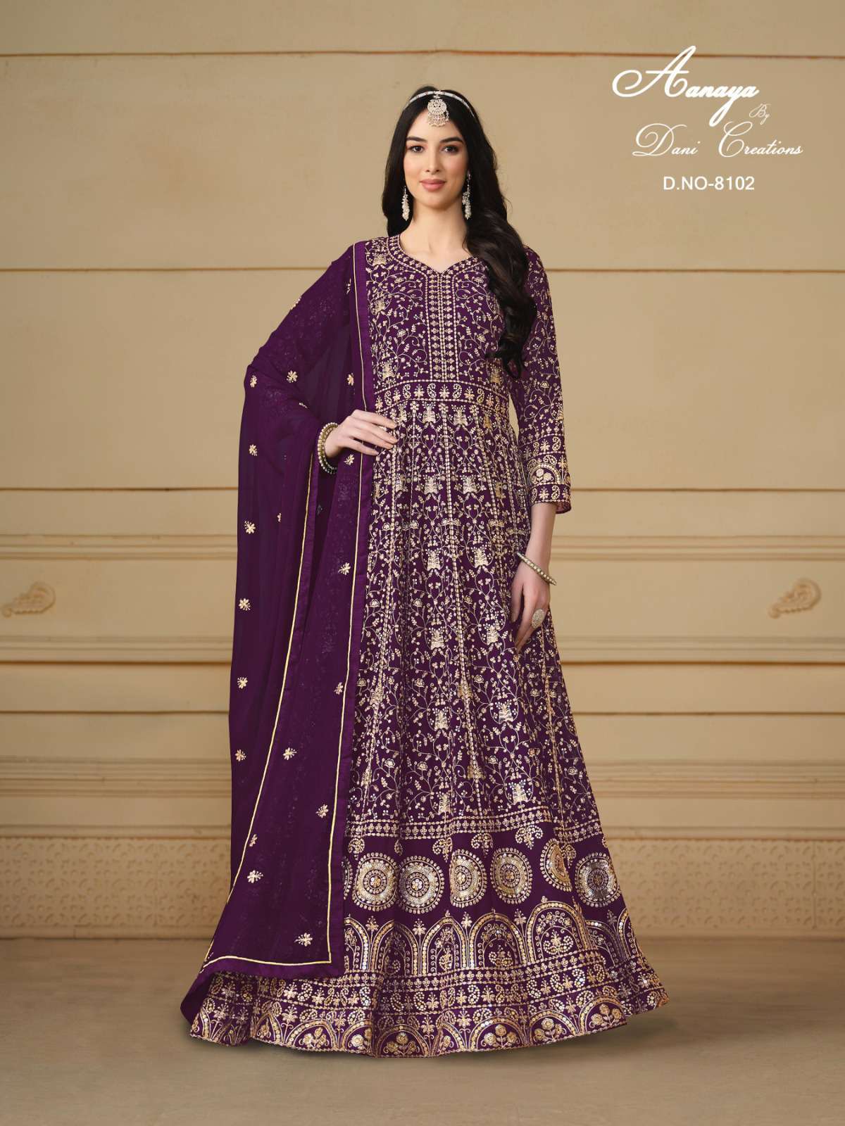 Aanaya Vol 181 8101 To 8104 Designer Anarkali Style Wedding Dress view 3
