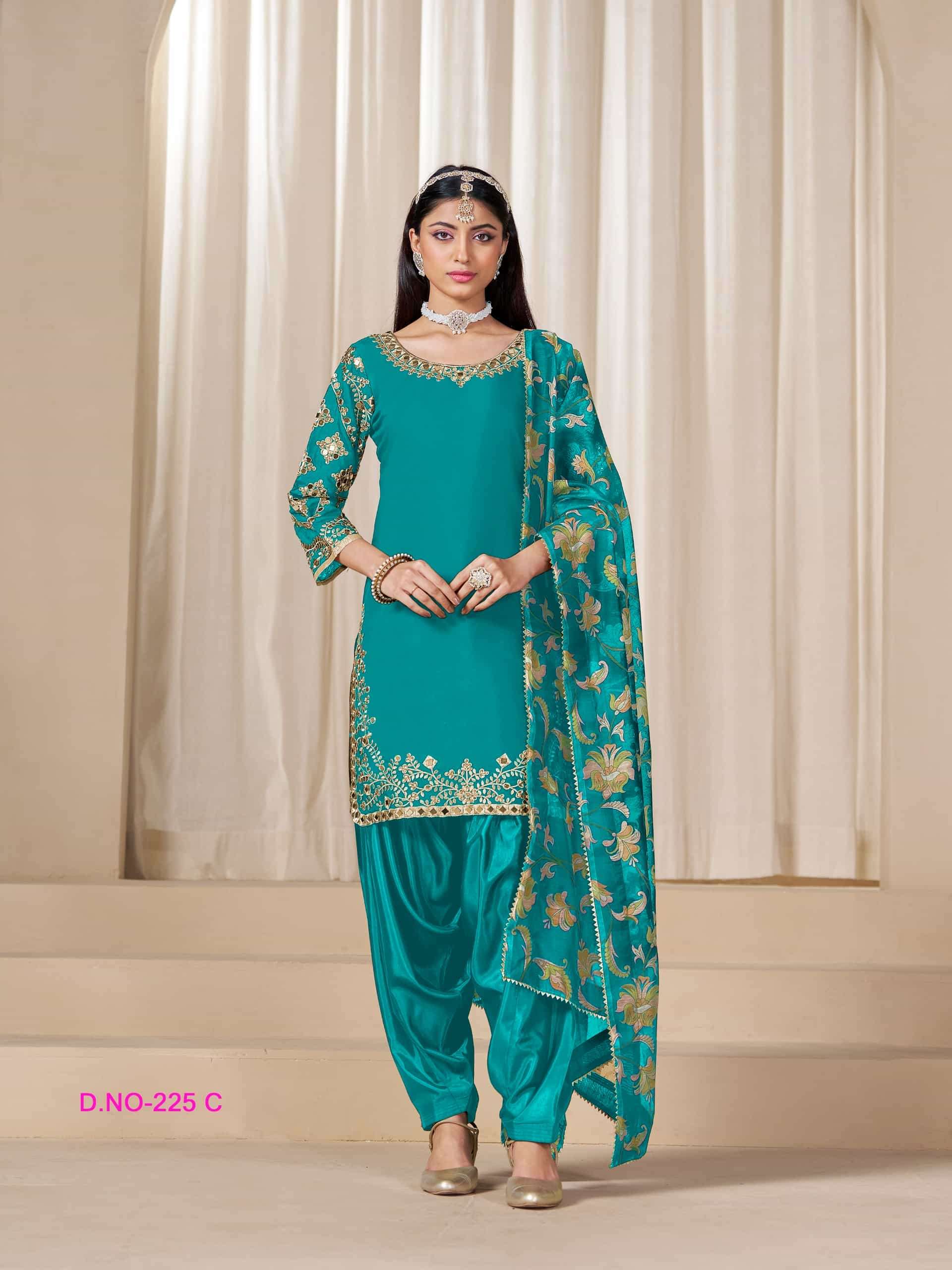 Aanaya Vol 225 Patiyal Style Silk Suit view 3