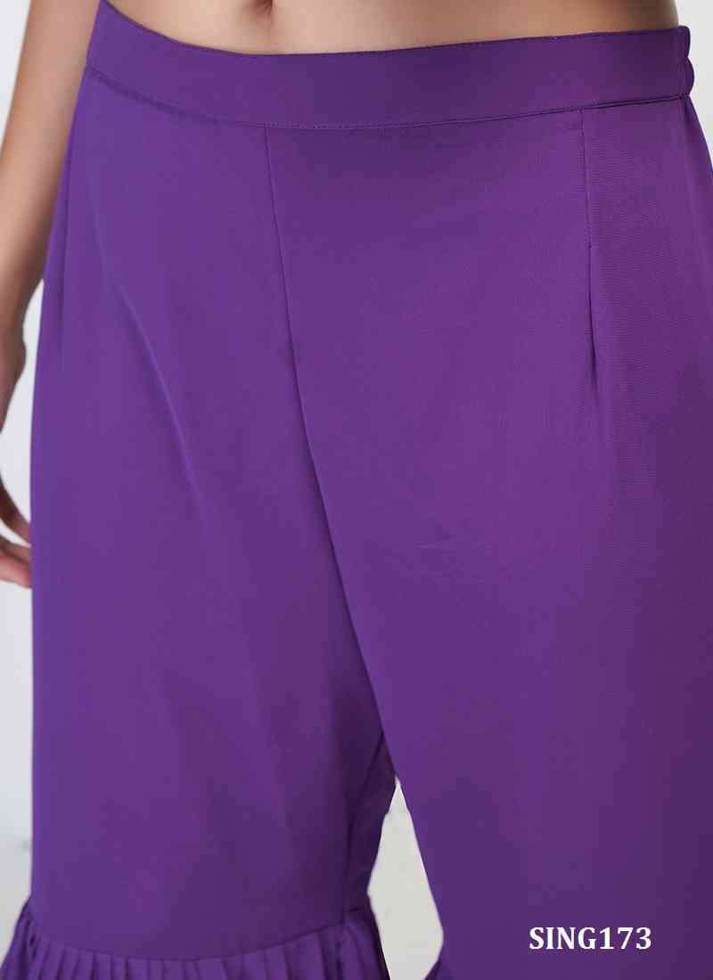 Arya Sing173 Designer Partywear Sharara Dress New Collection view 7