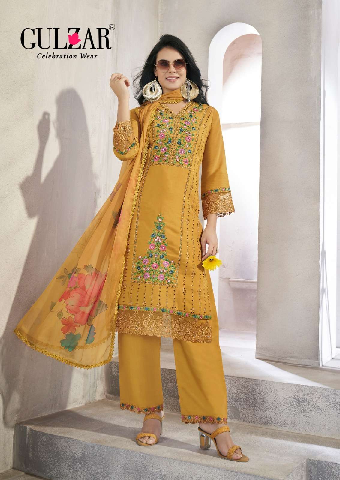 Gulzar Zohra 2111-2116 readymade 3 piece dress view 3
