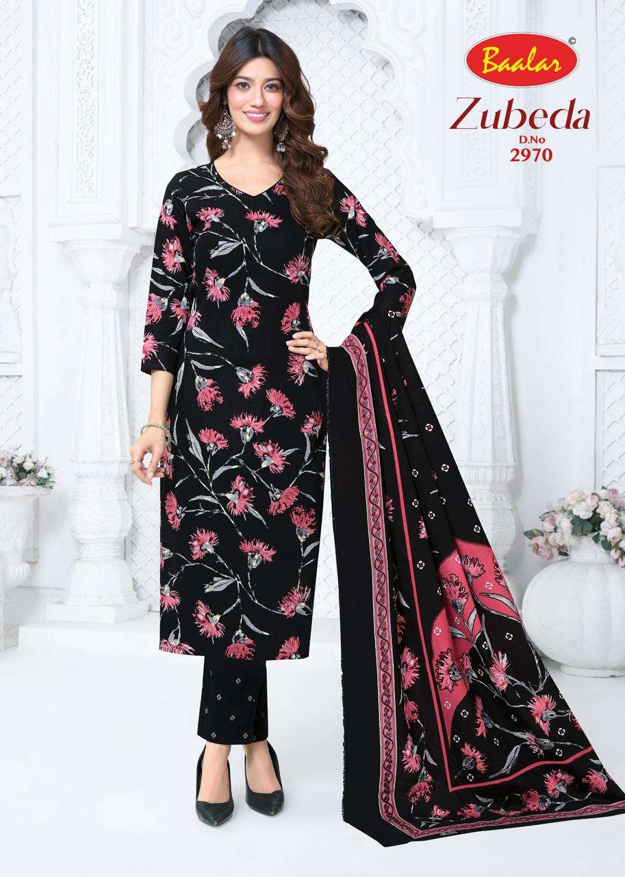 Baalar Zubeda Vol 29 Pure Cotton Unstitch Suit Catalog view 9