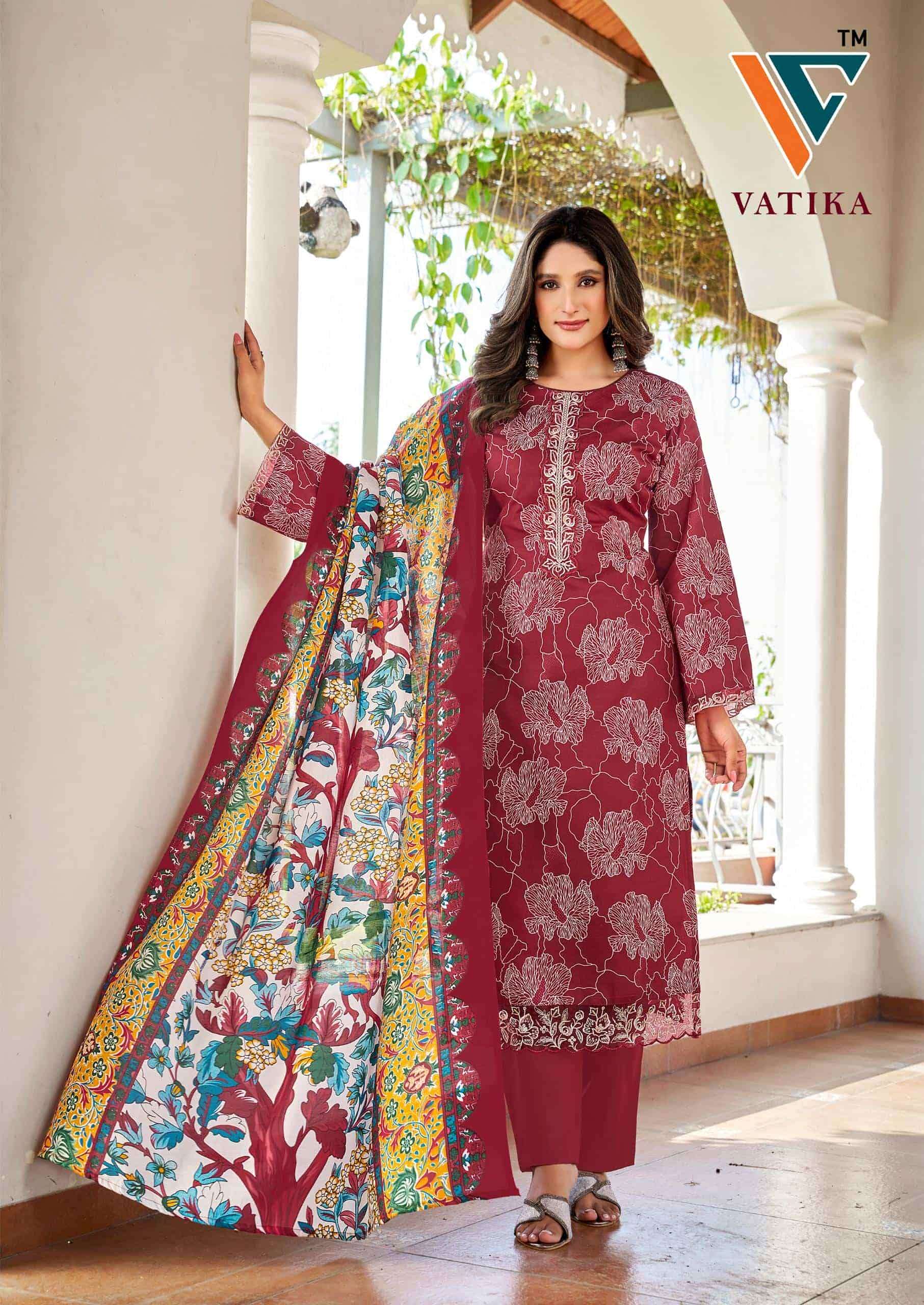 Vandana Fashion Vatika Vol 2 Fancy Cotton Ladies Suit Catalog