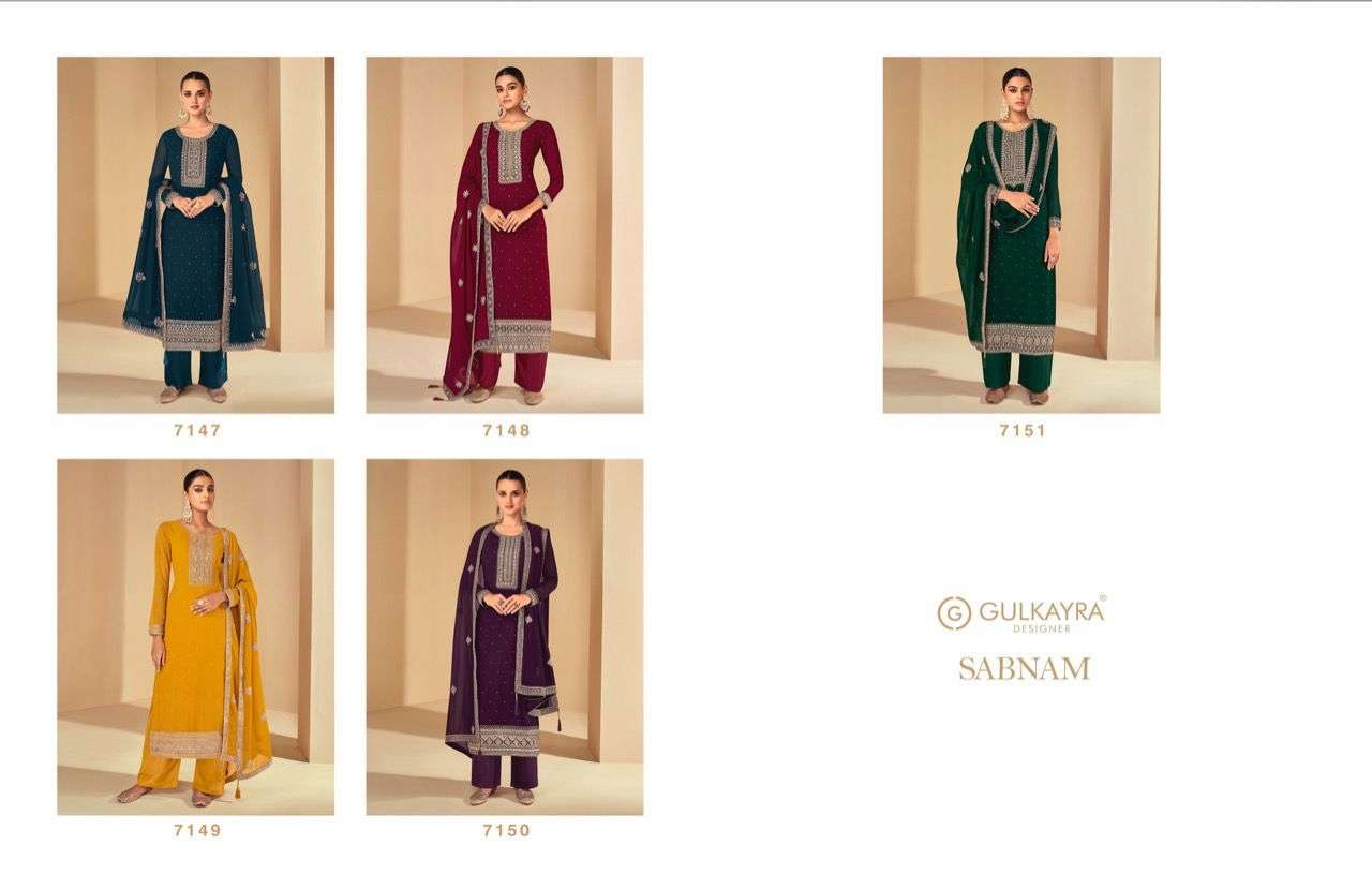 Gulkayra Sabnam Exclusive Party Wear Straight Suit in view 10