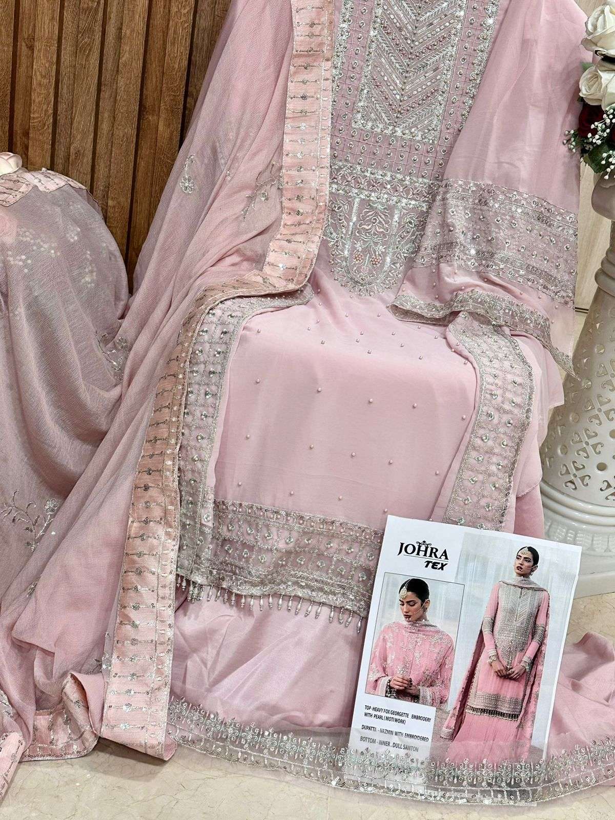 Johra Tex Festive Designer Pakistani Salwar Suit view 4