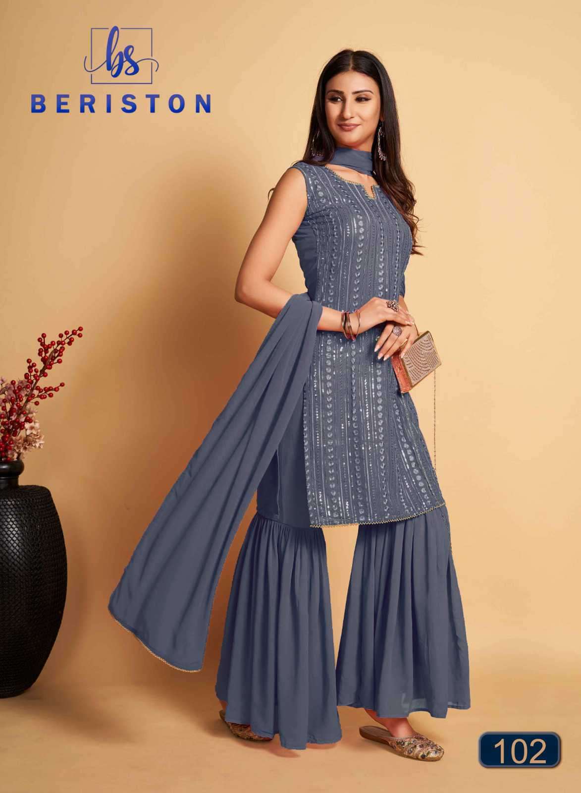 Beriston Bs Vol 1 Fancy Designer Gharara Suit view 3