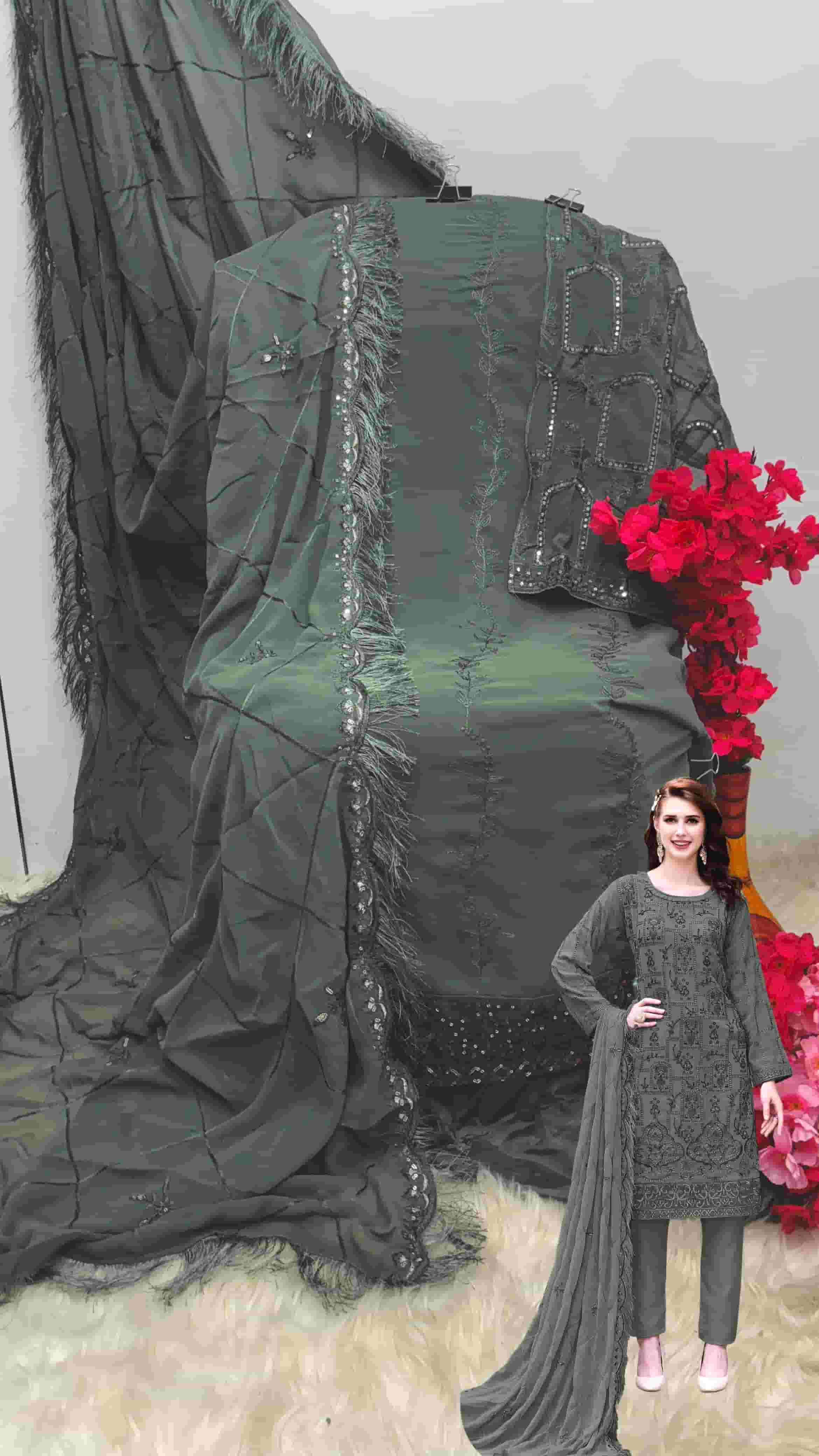 Shanaya S 151 C Exclusive Designer Festive Wear Pakistani Dress Collection view 2