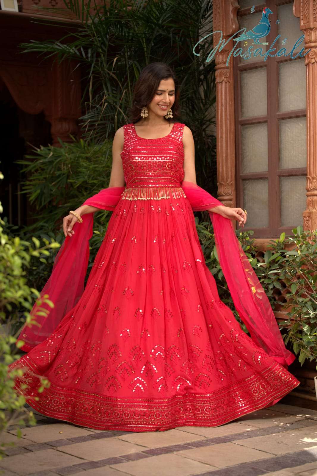 Masakali 31003 To 31004 Designer Gown Partywear Collection Latest Designs view 7