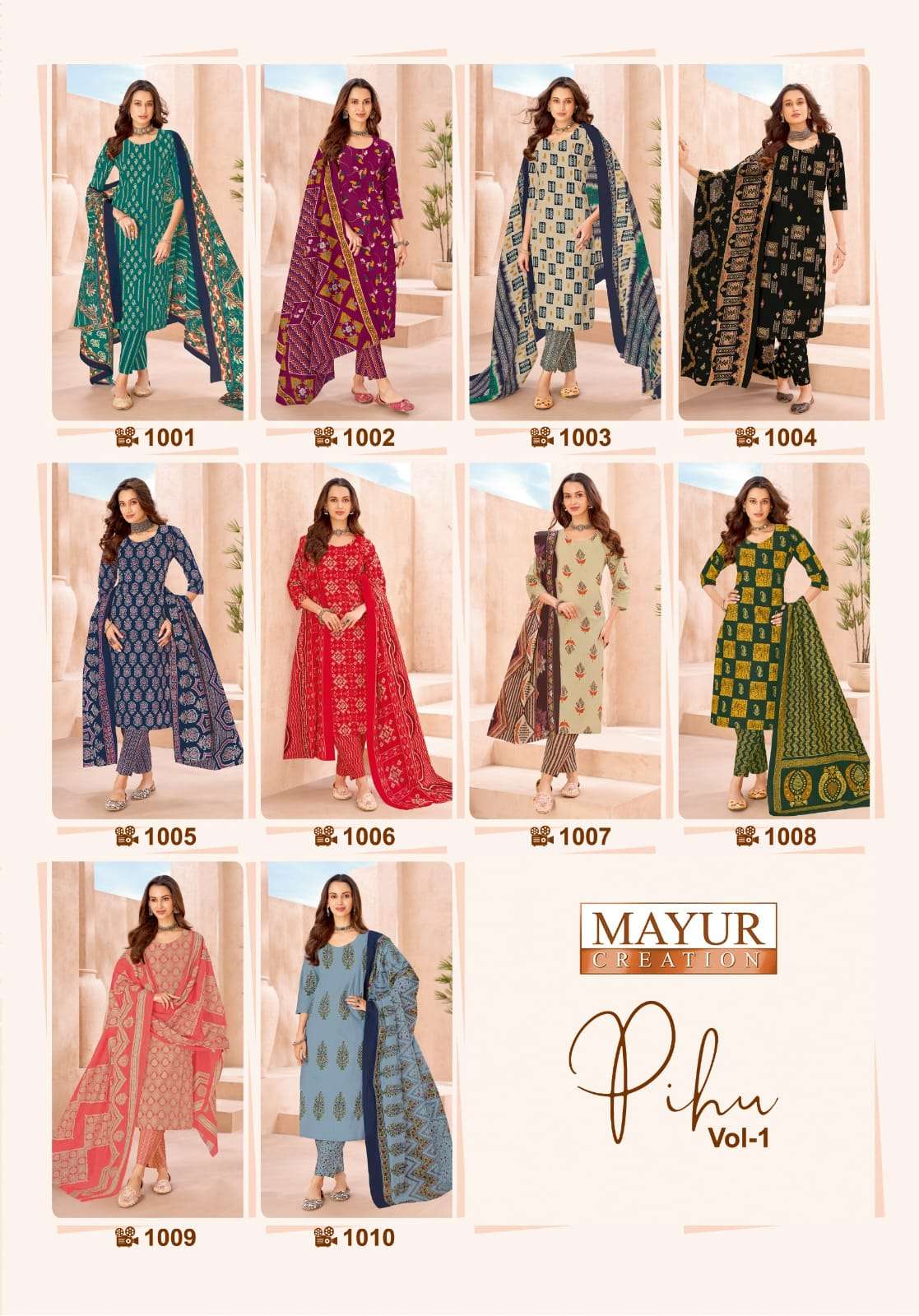 Mayur Pihu Vol 1 Printed Cotton Ladies Suit view 11