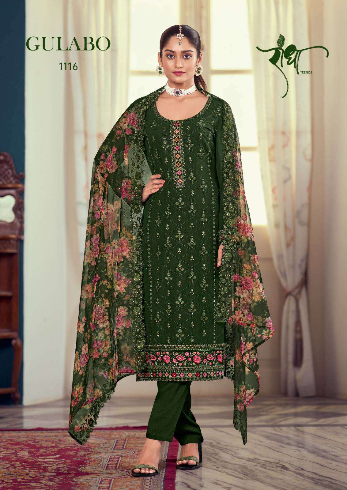 Radha Trendz Gulabo Fancy Straight Designs Salwar Suit view 14
