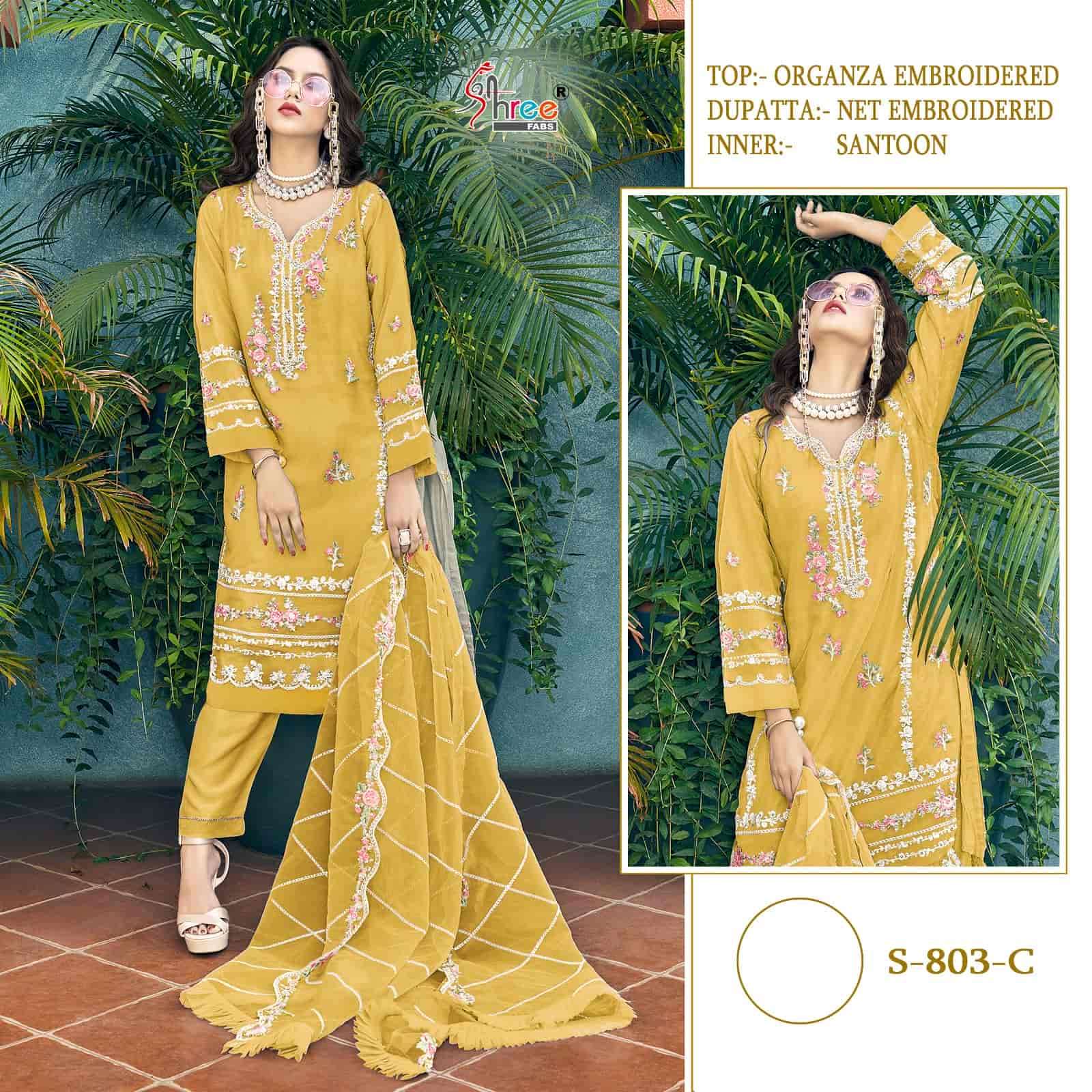 Shree Fabs Organza Pakistani Salwar Suit view 3
