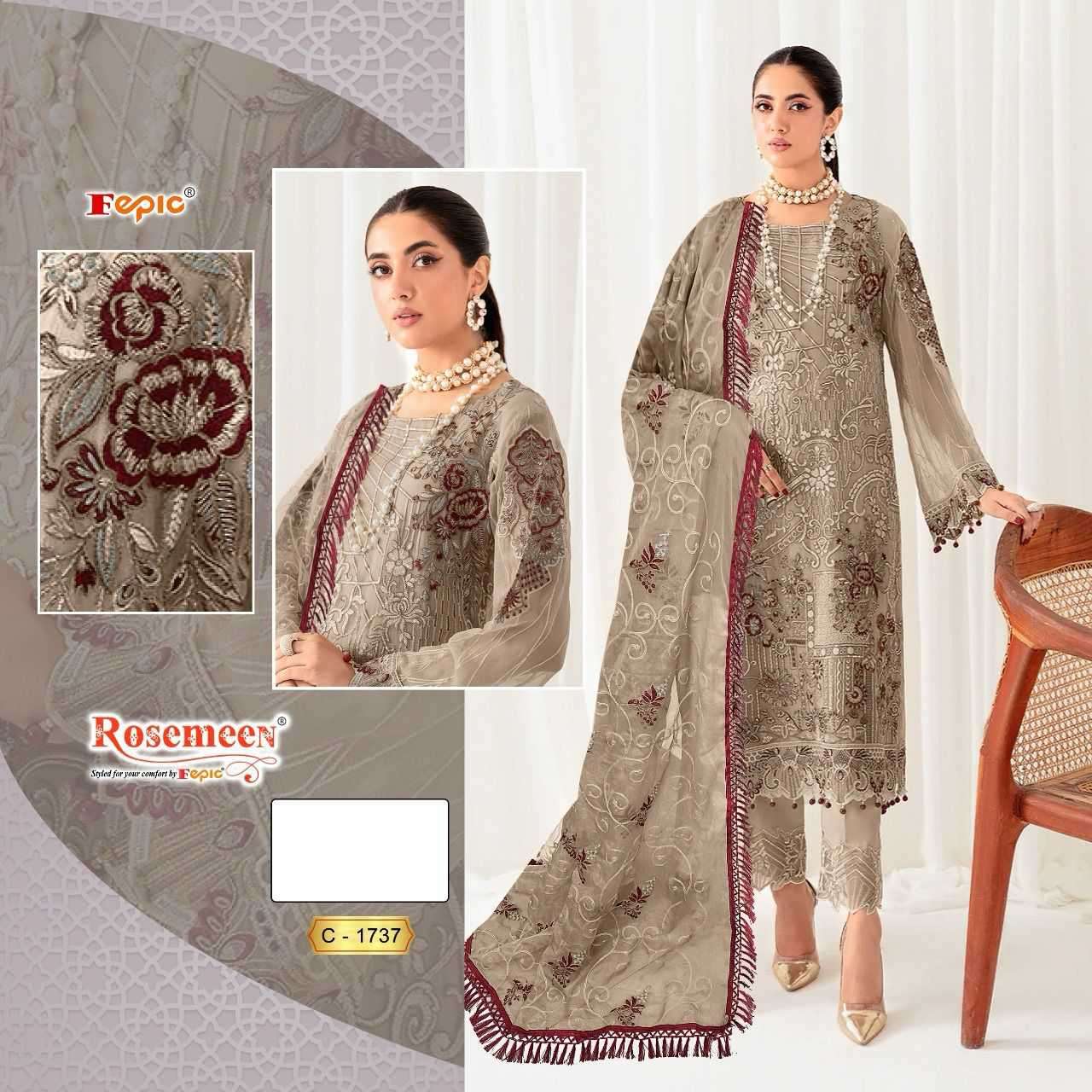 Fepic Rosemeen Heavy Embroidered Pakistani Dress view 2