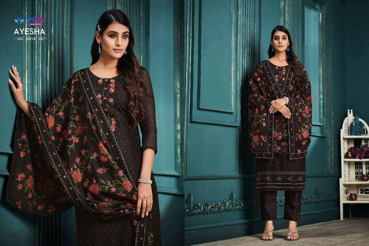 Vipul Ayesha Exclusive Designer Organza Salwar Suit view 6