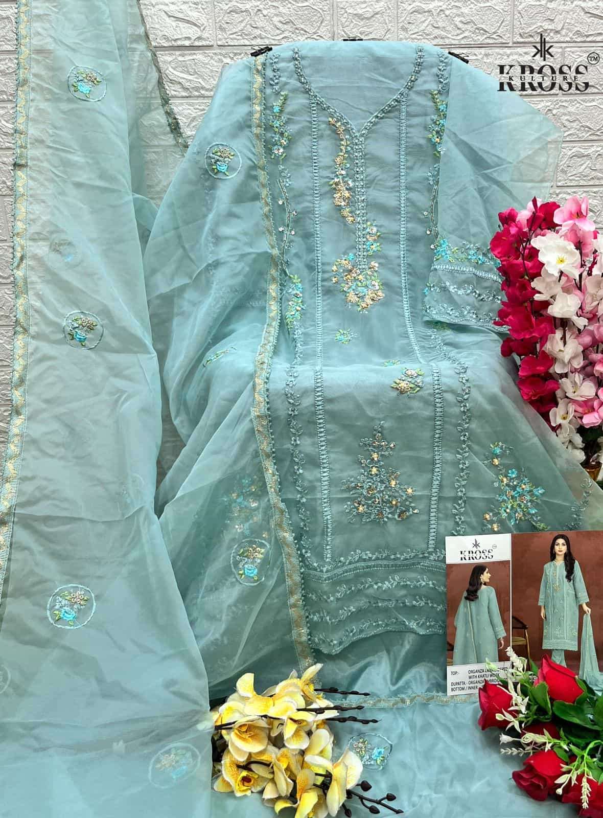Kross Kulture KK 074 Colors Fancy Designer Style Pakistani Salwar Suit Wholesalers view 6