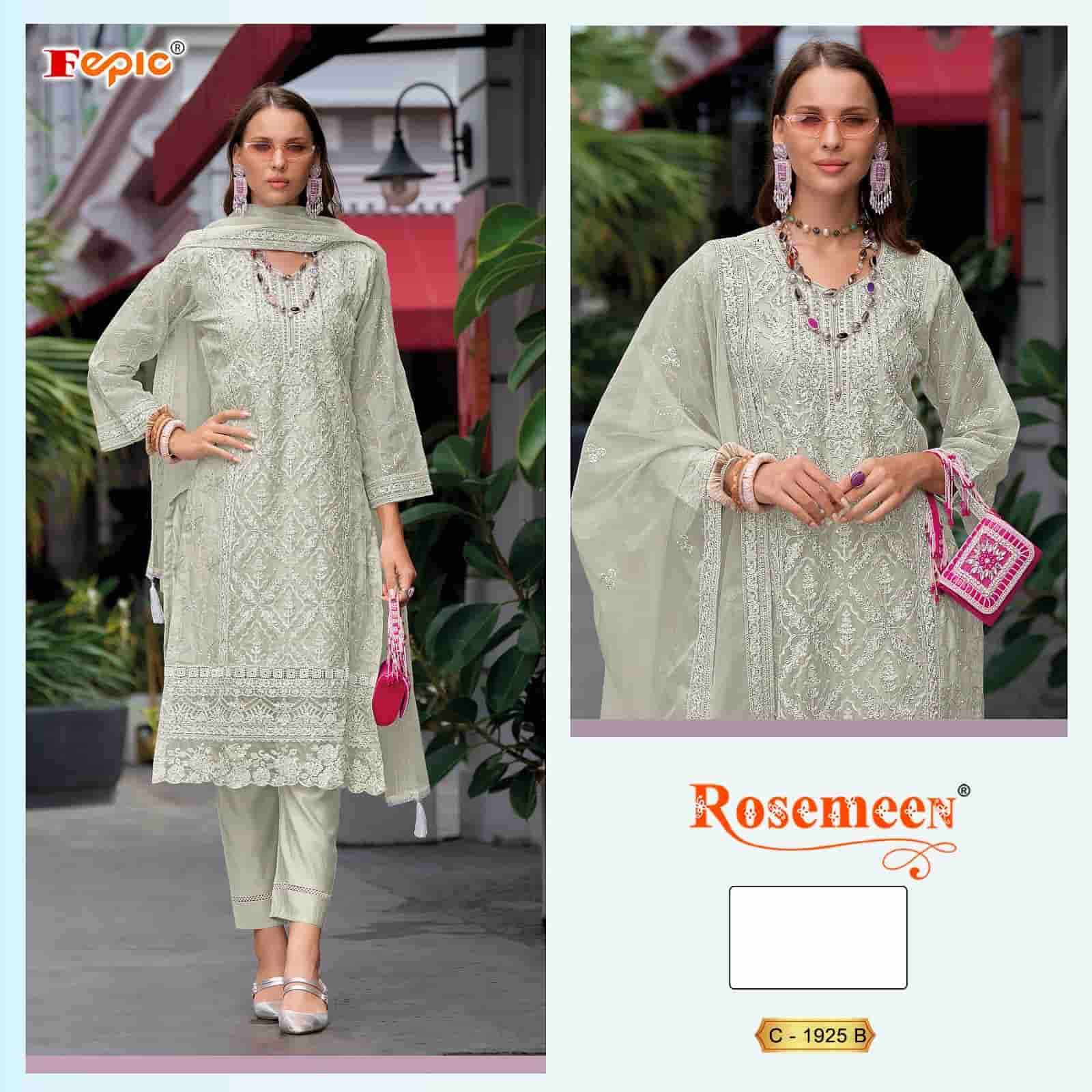 Fepic C 1925 B Pakistani Style Designer Embroidered Salwar Kameez Ensemble