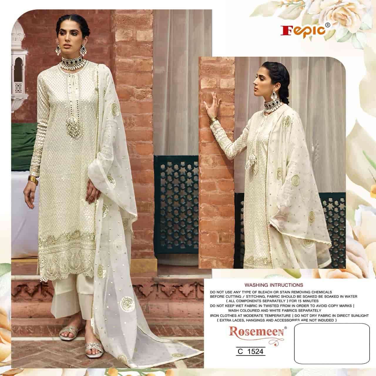 Fepic C 1524 Colors Pakistani Fancy Designer Style Pakistani Salwar Suit Collection view 2