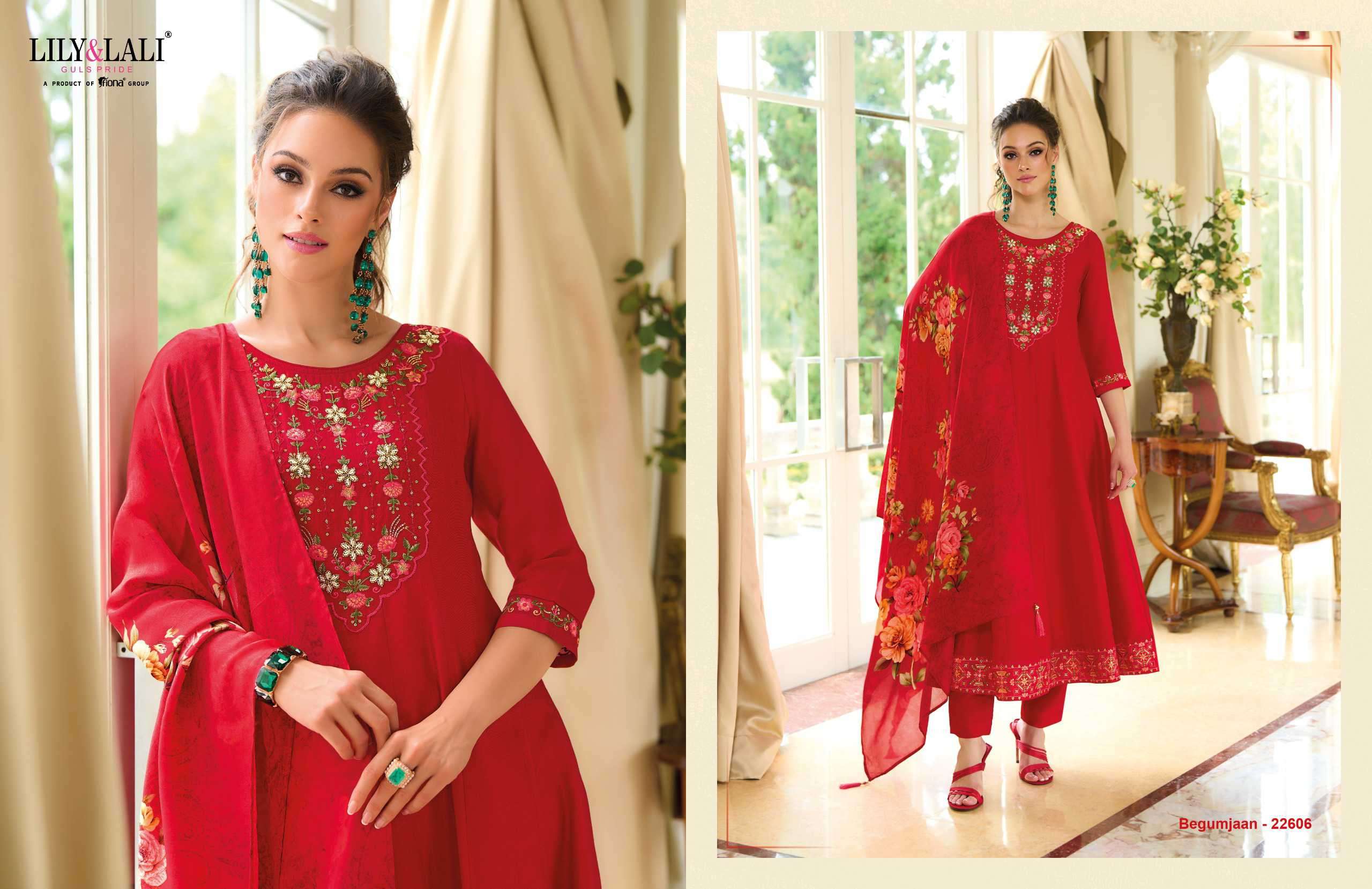 Lily & Lali Begum Jaan Anarkali Suit view 4