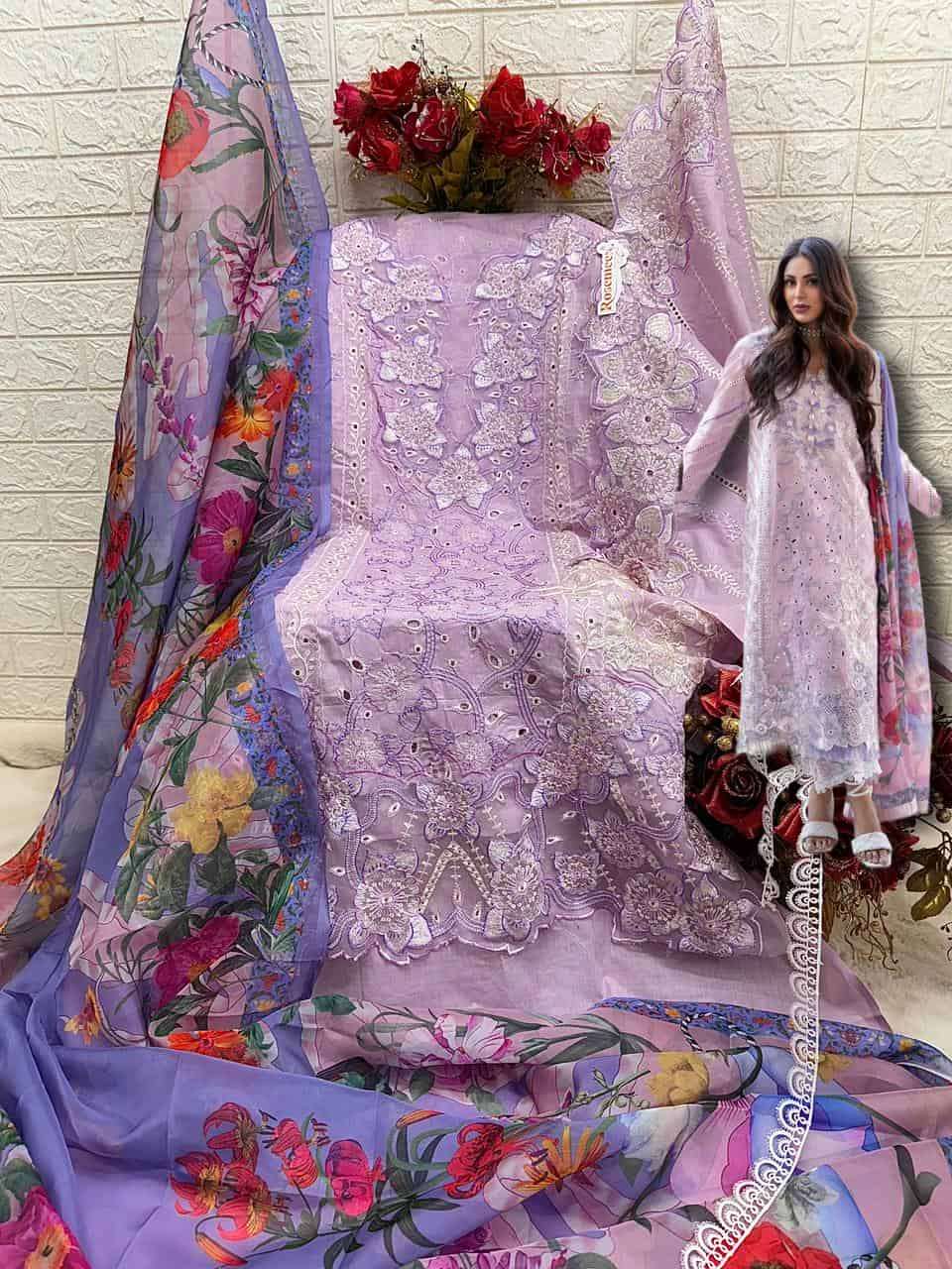 Fepic C 1811 Colors Elegant Cotton Embroidered Pakistani Suit Ensemble view 5