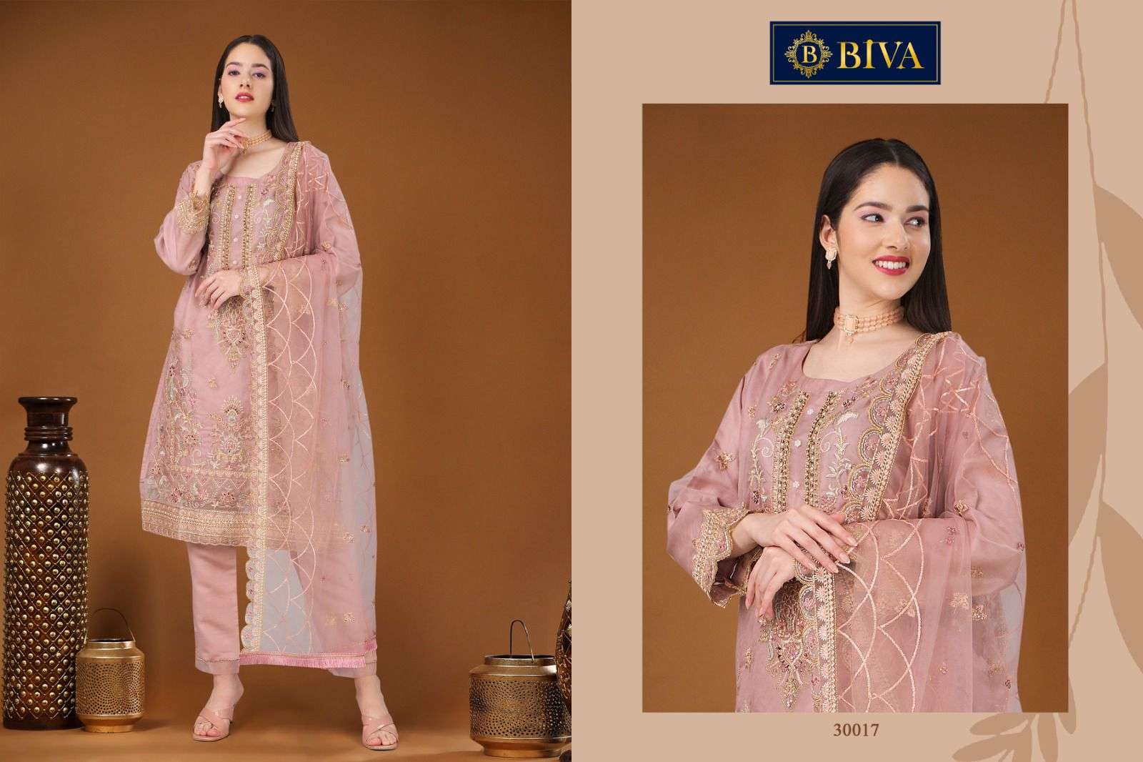 Biva Aditri 30013 To 30017 Designer Pakistani Style Suit New Collection view 5