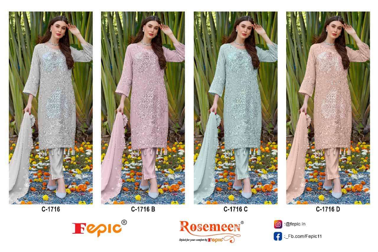 Fepic Rosemeen Designer Georgette Salwar Suit view 5