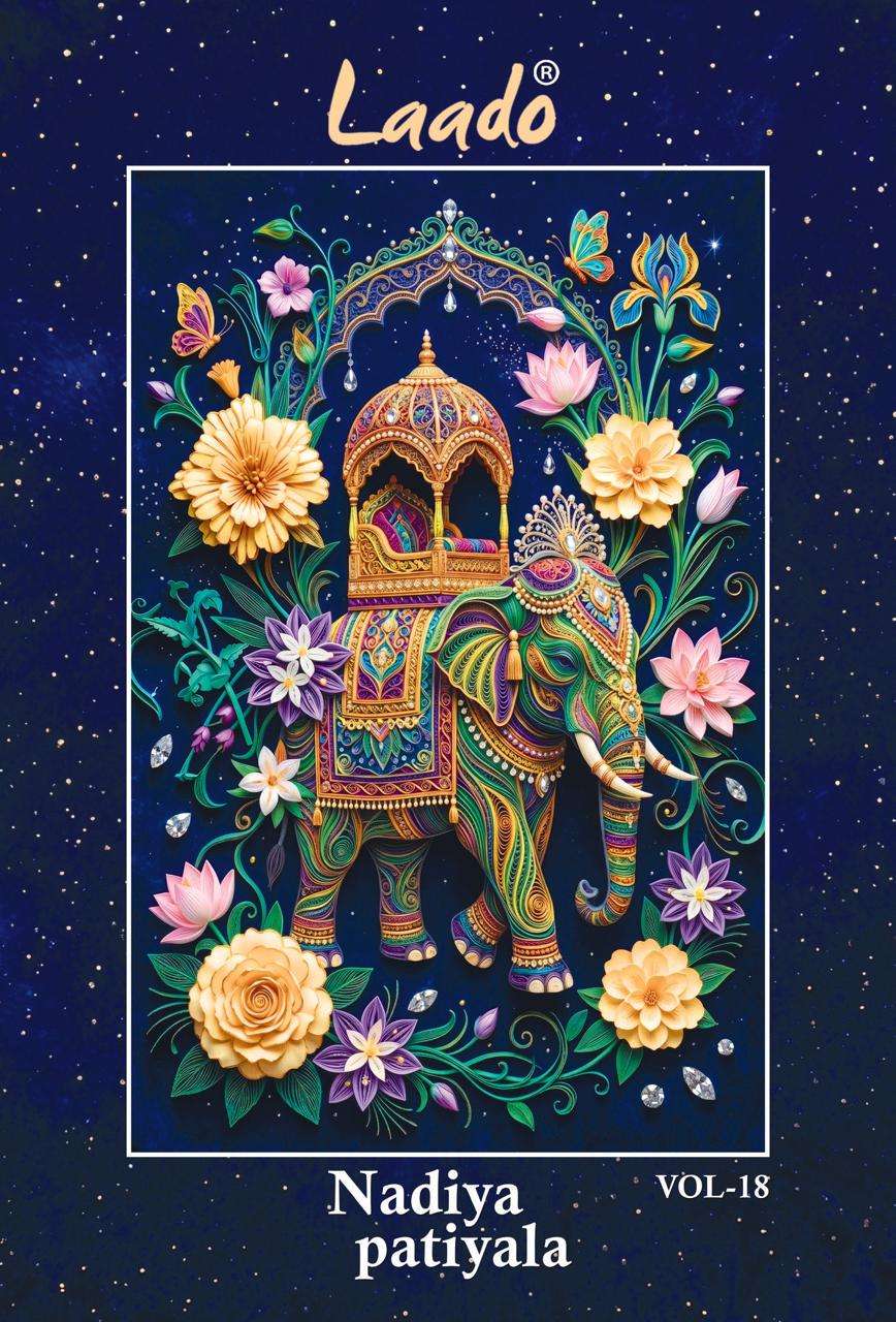 Laado Nadiya Patiyala Vol 18 Printed Cotton Dress view 7