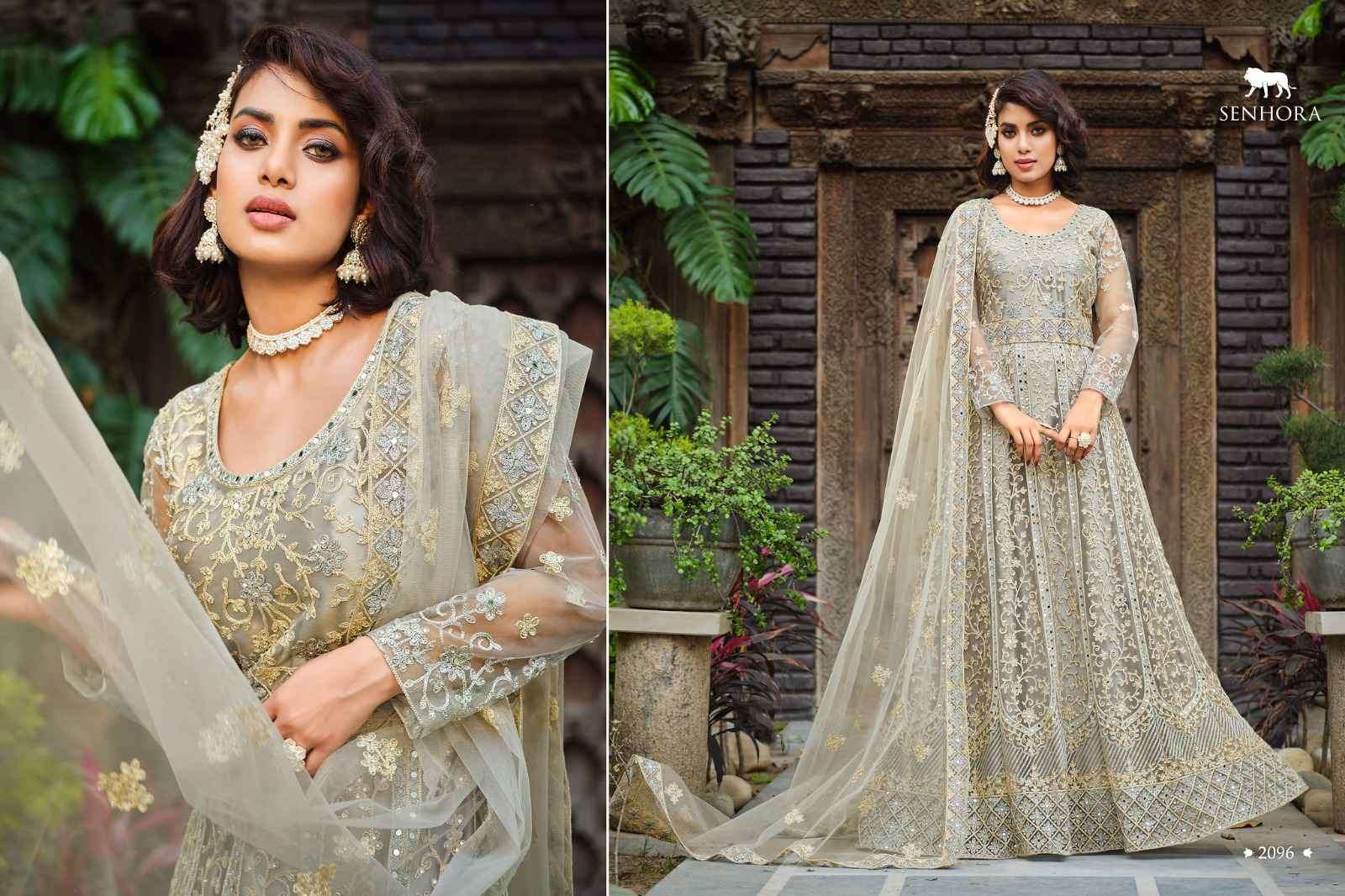 Senhora Amaira 2096 To 2099 Wedding Wear Anarkali Gown Partywear Collection view 3