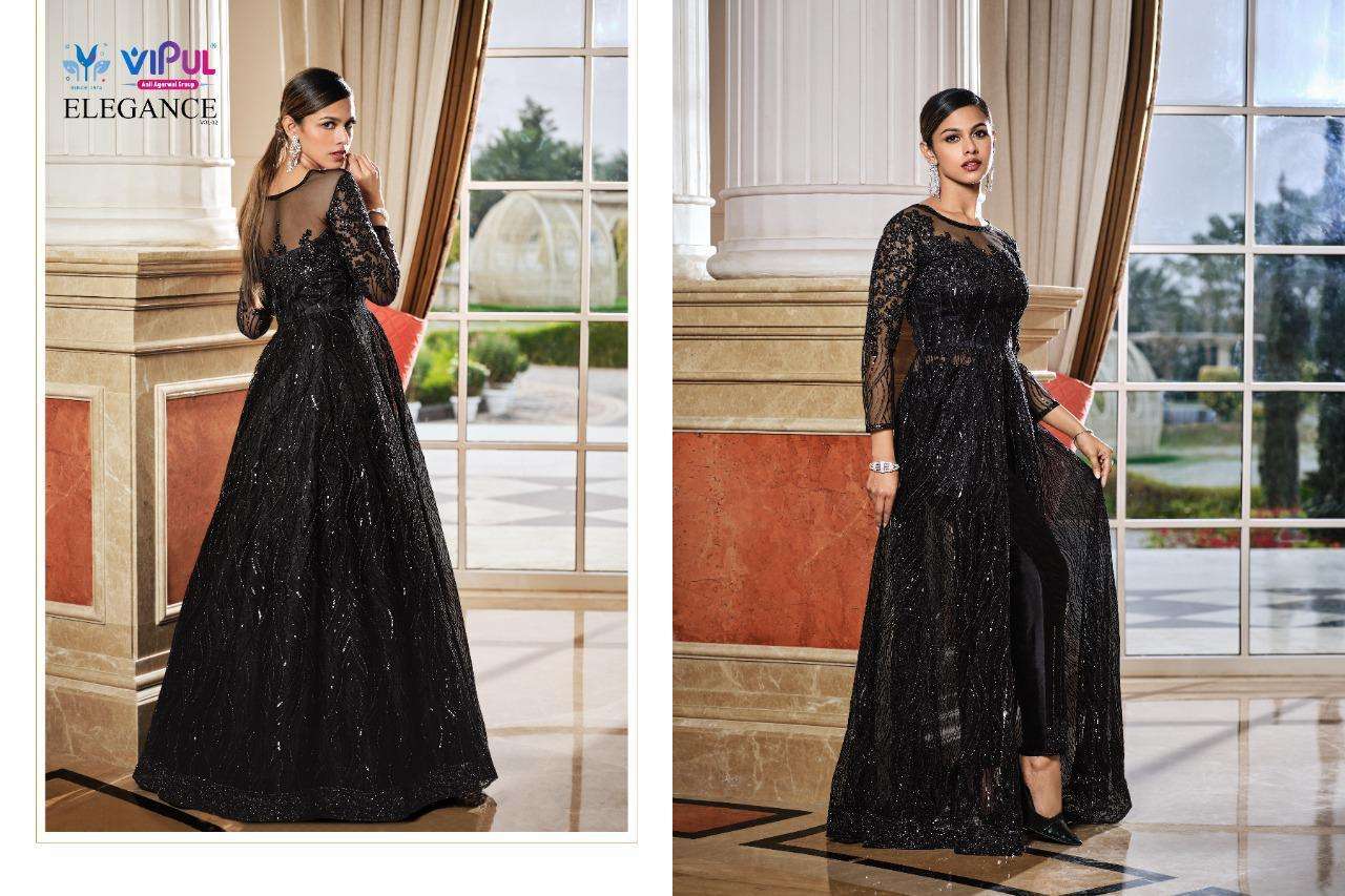 Vipul Elegance Vol 2 Nx Designer Anarkali Gown Party Wear Suit view 4