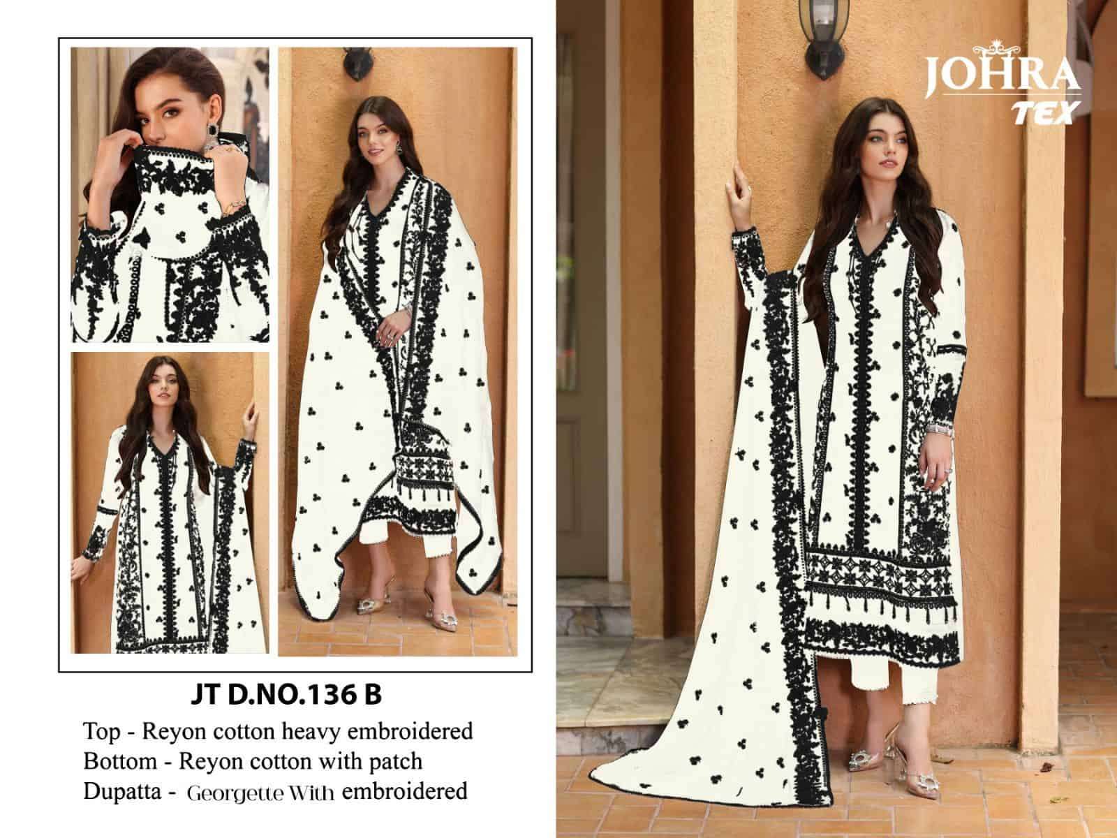 Johra Tex 136 B Embroidered Cotton Suit view 2